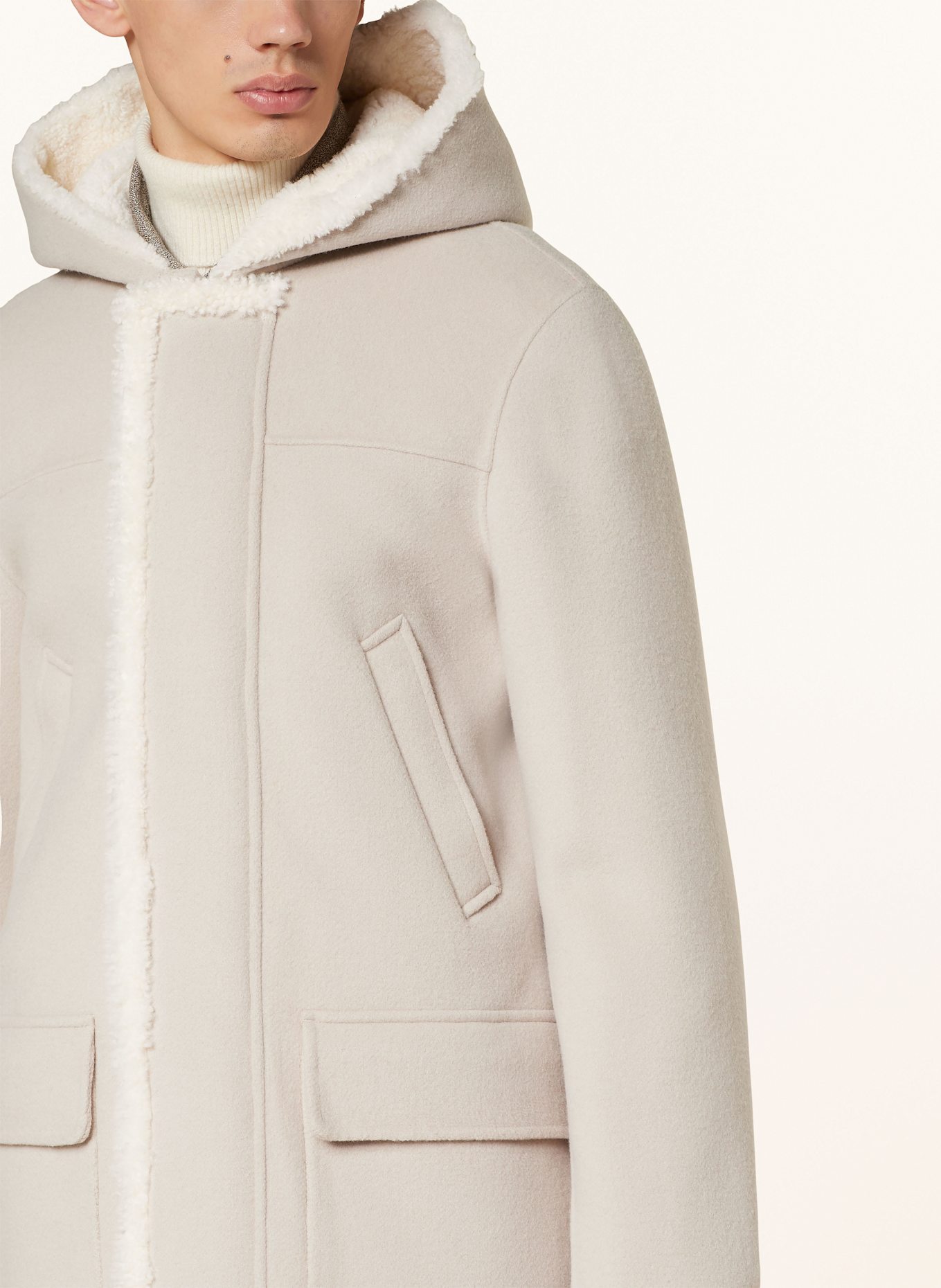 Mackage Wollmantel ABRAHAM: CREME