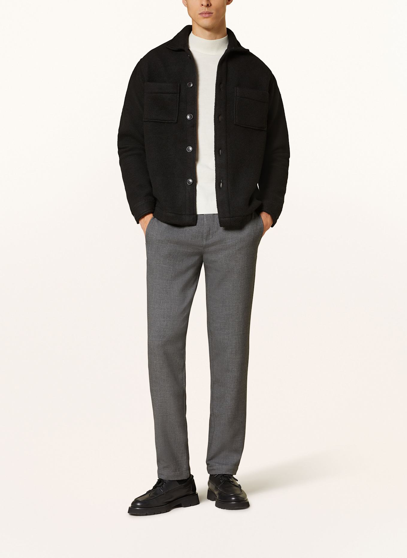 MAC Chino TRAVELLER Modern Fit: DUNKELGRAU