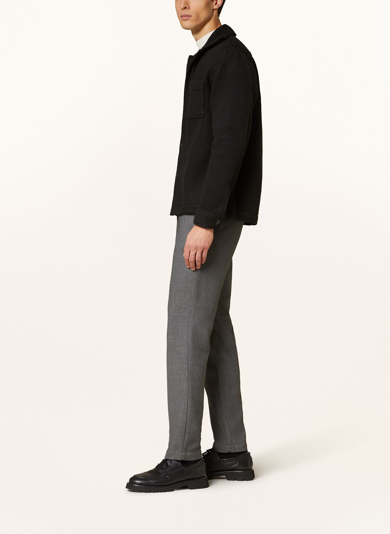 MAC Chino TRAVELLER Modern Fit: DUNKELGRAU