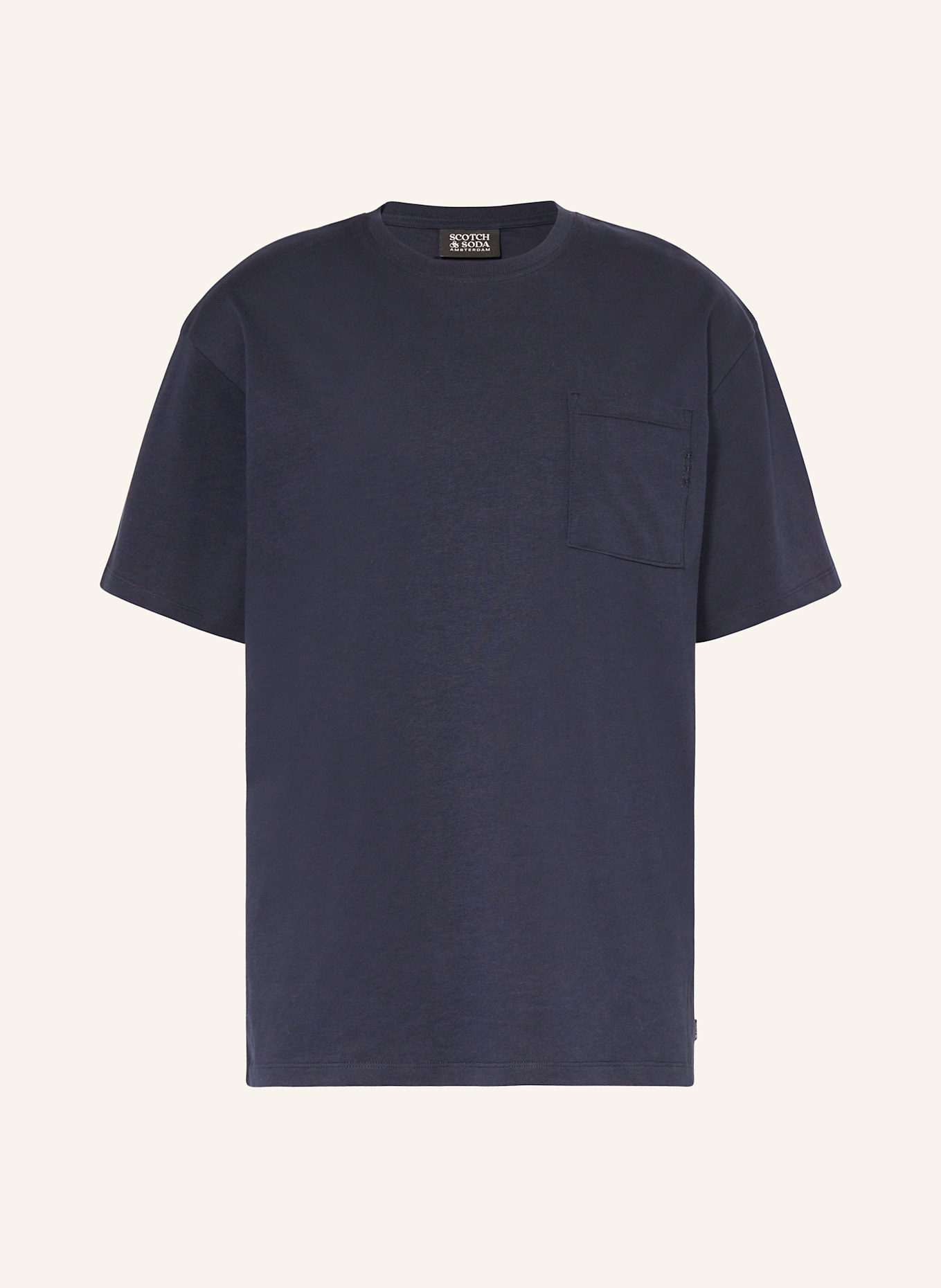 SCOTCH & SODA T-Shirt CORE: DUNKELBLAU