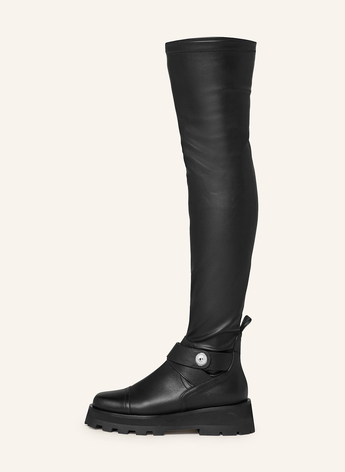 JIMMY CHOO Overknee-Stiefel MEENA: SCHWARZ
