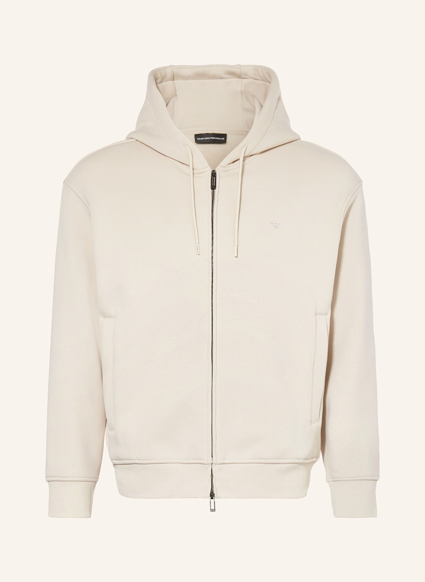 EMPORIO ARMANI Sweatjacke in beige