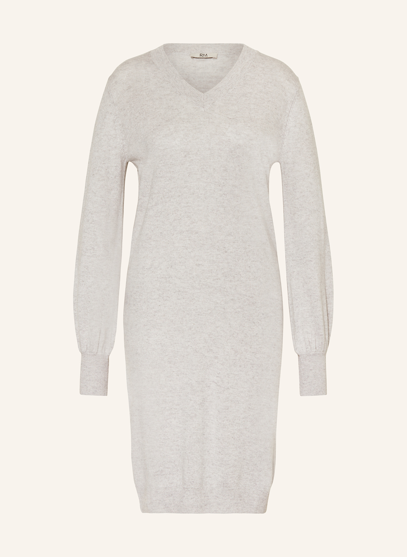 rosemunde Strickkleid SOFIA: 008 light grey melan grau