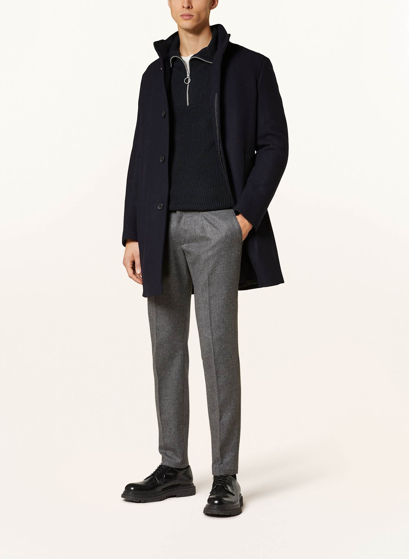 CINQUE Wollmantel CISHOW: DUNKELBLAU