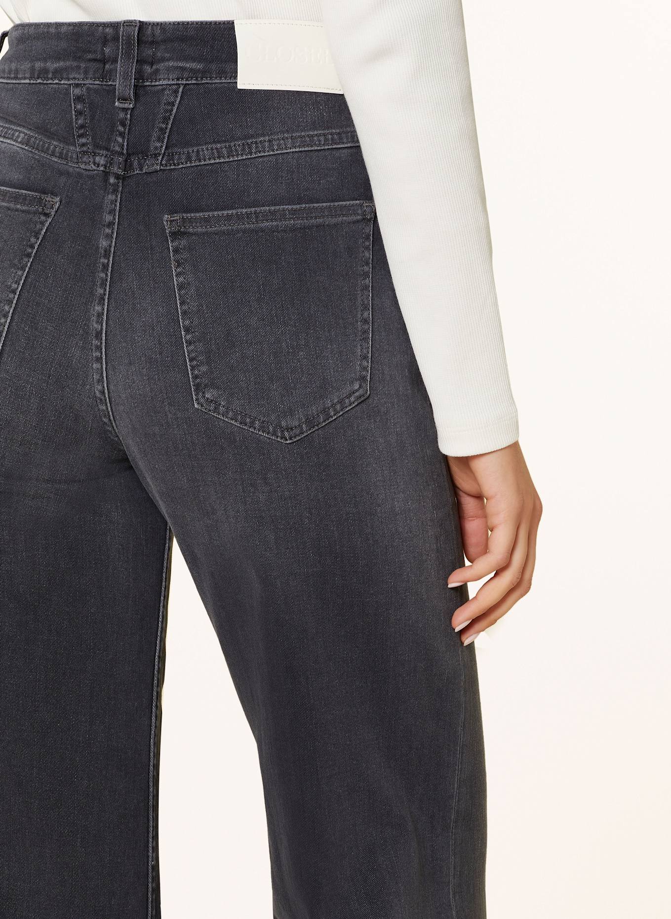 CLOSED Straight Jeans GLOW-UP: DGY DARK GREY