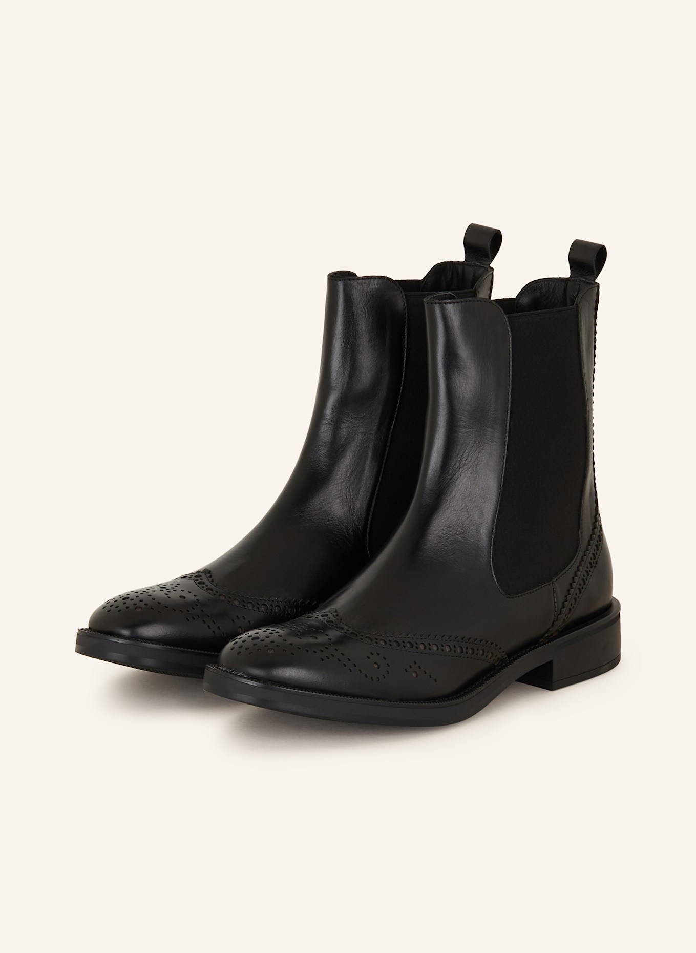 PONS QUINTANA Chelsea-Boots OMEGA: SCHWARZ