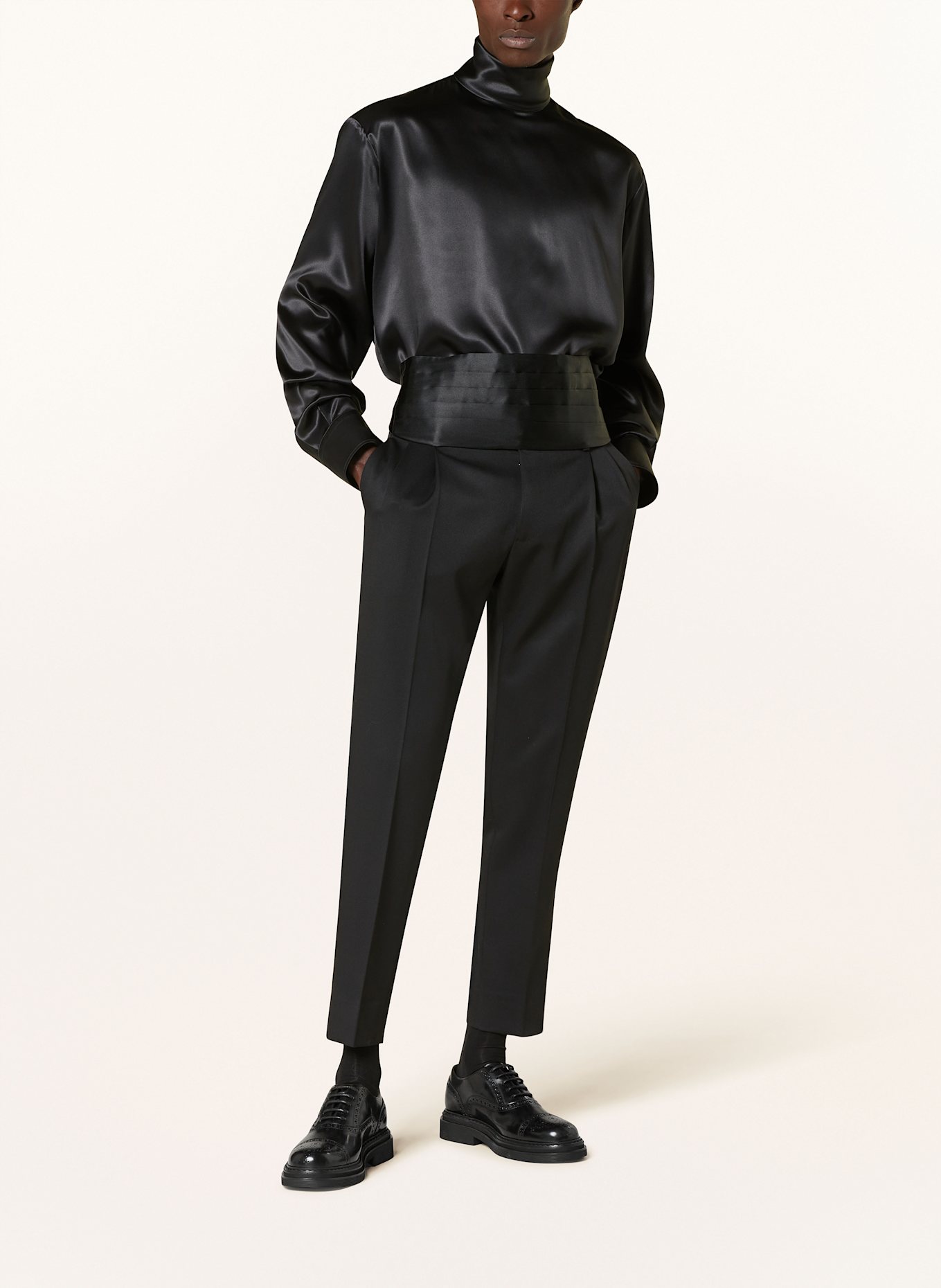 DOLCE & GABBANA Seidenhemd Comfort Fit, Farbe: SCHWARZ (Bild 2)