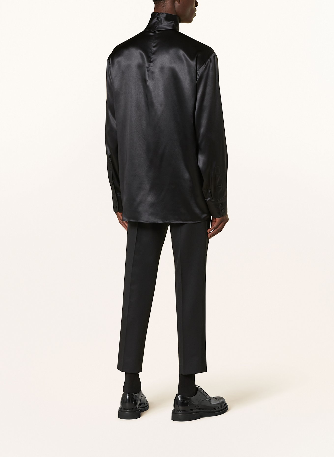 DOLCE & GABBANA Seidenhemd Comfort Fit, Farbe: SCHWARZ (Bild 3)