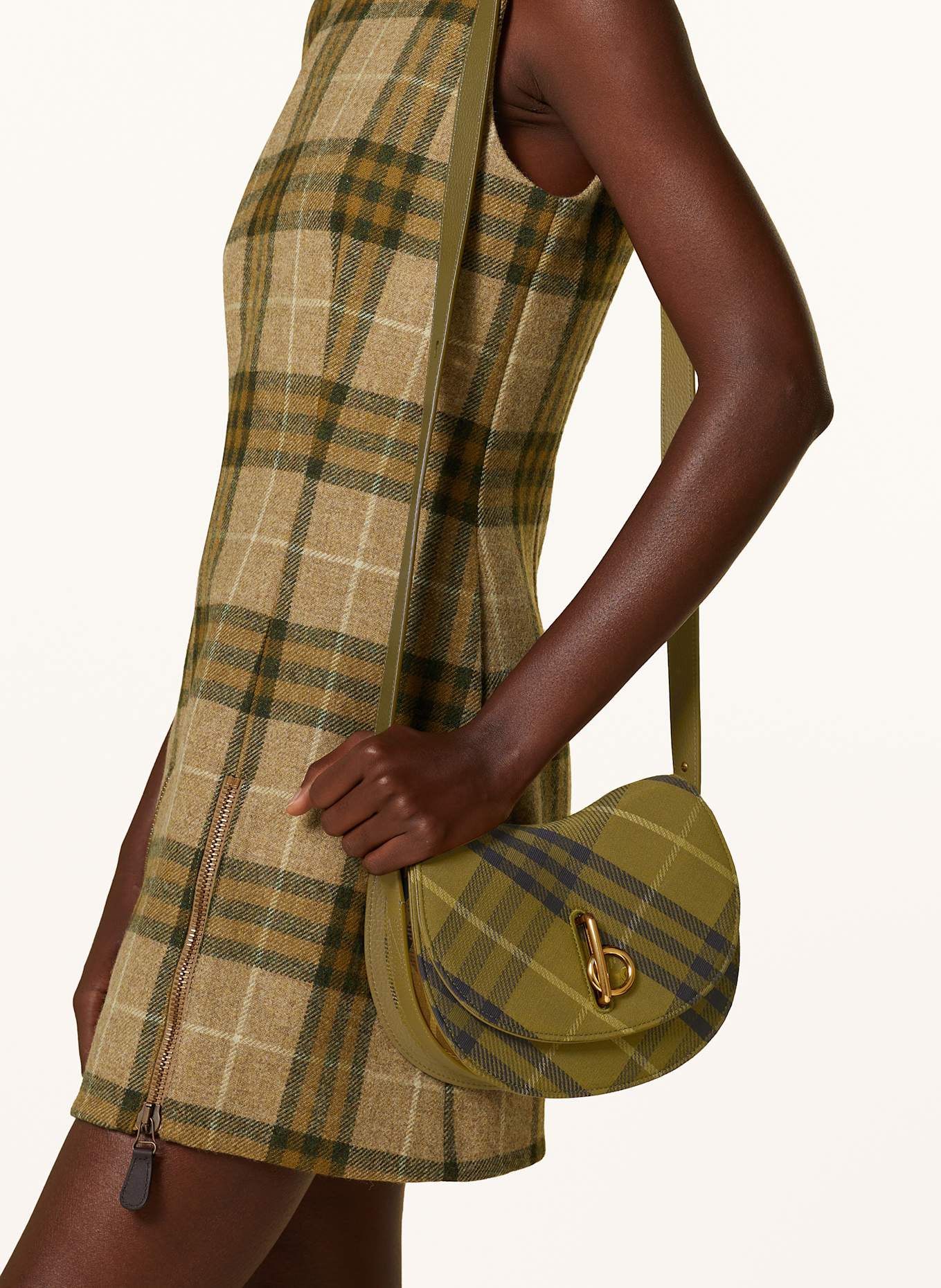 Burberry plaid crossbody hotsell