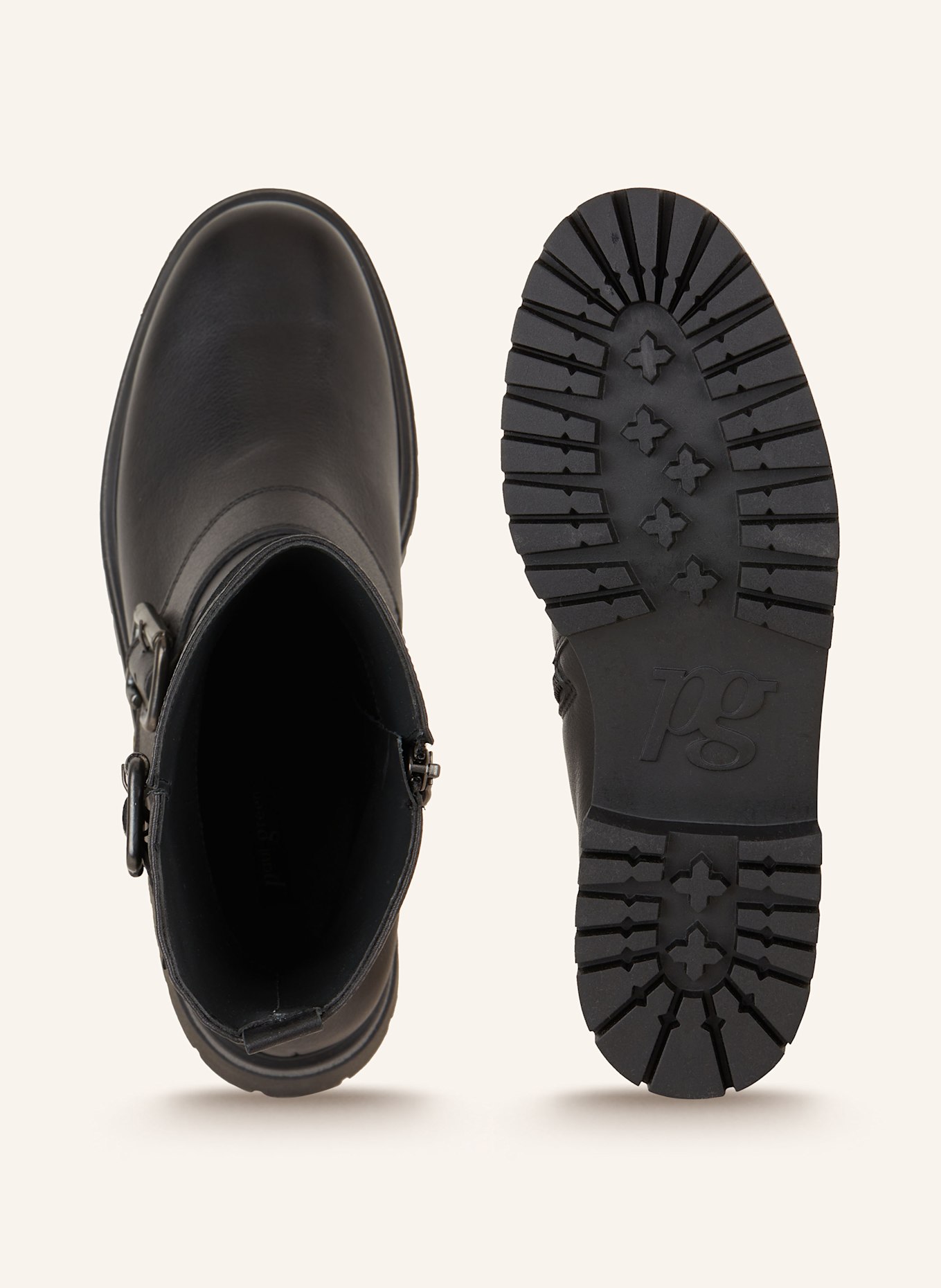paul green Biker Boots: SCHWARZ