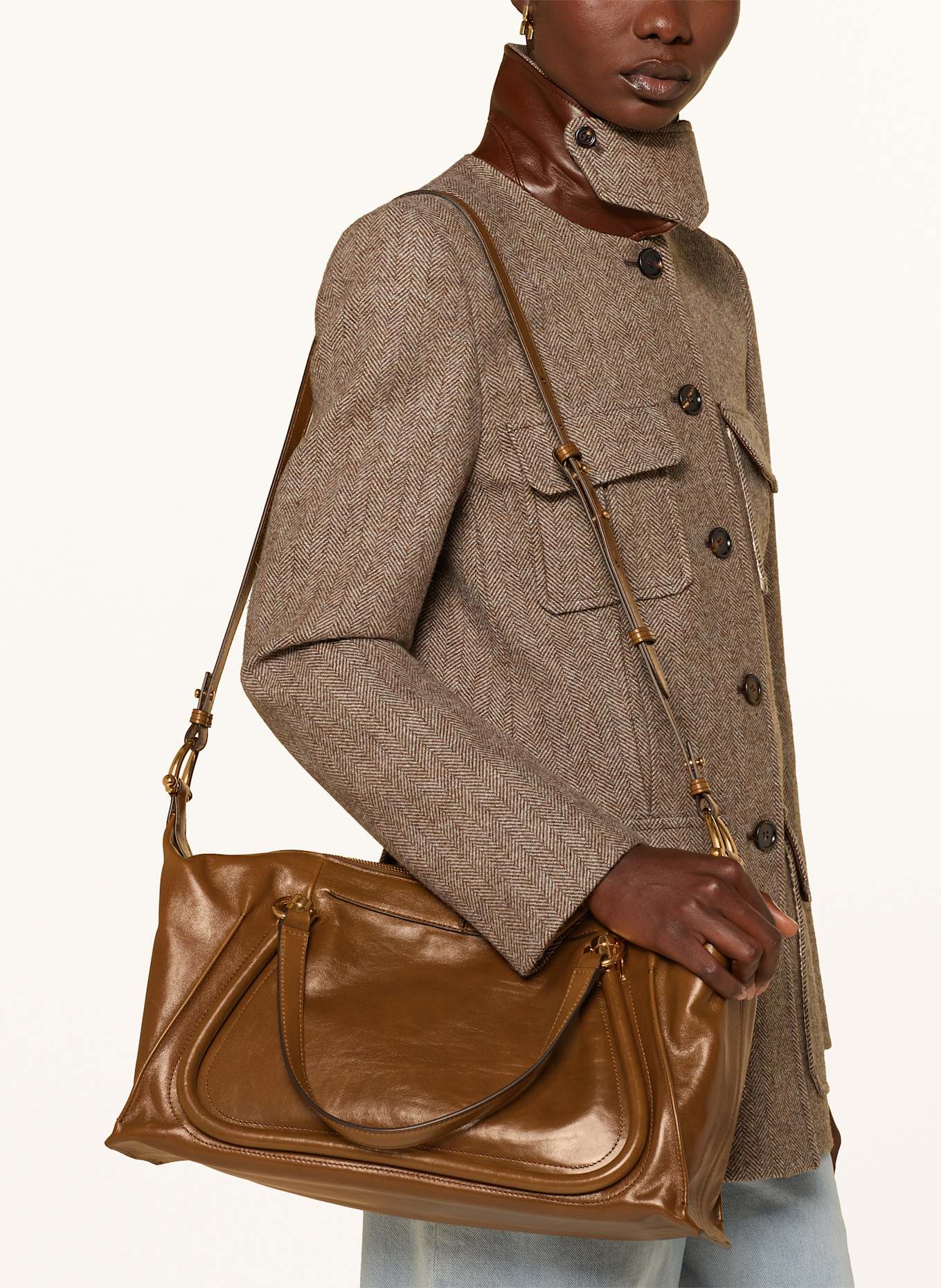 Chloé Handtasche PARATY 24: Bronze Brown