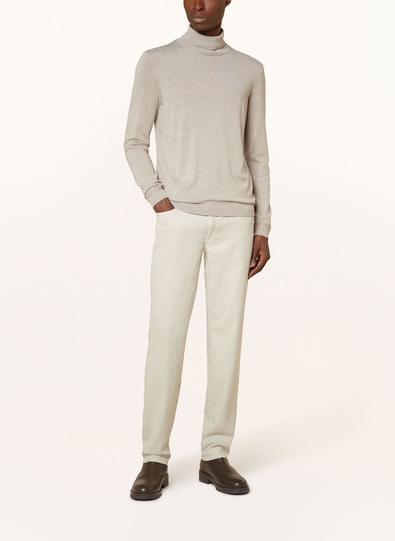 CINQUE Turtleneck Face sweater CINICK: BROWN
