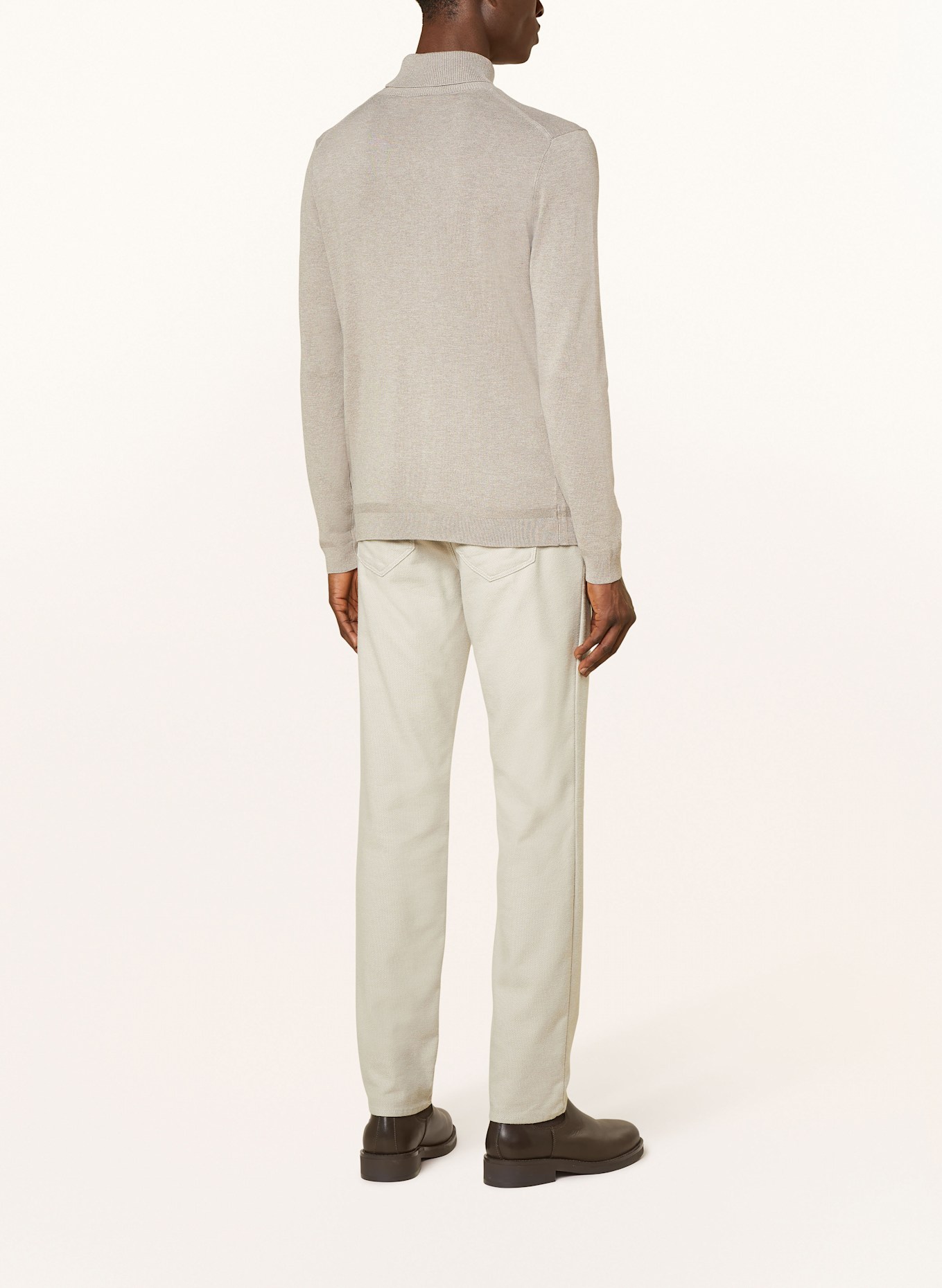 CINQUE Turtleneck Face sweater CINICK: BROWN