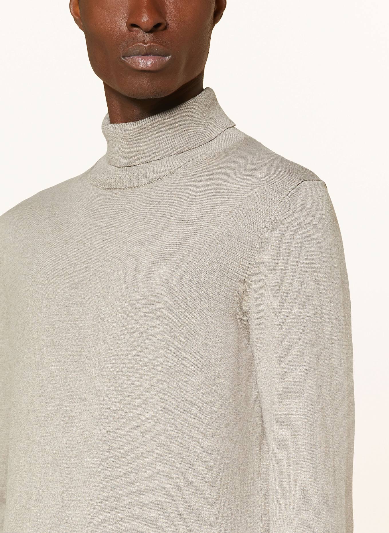 CINQUE Turtleneck Face sweater CINICK: BROWN
