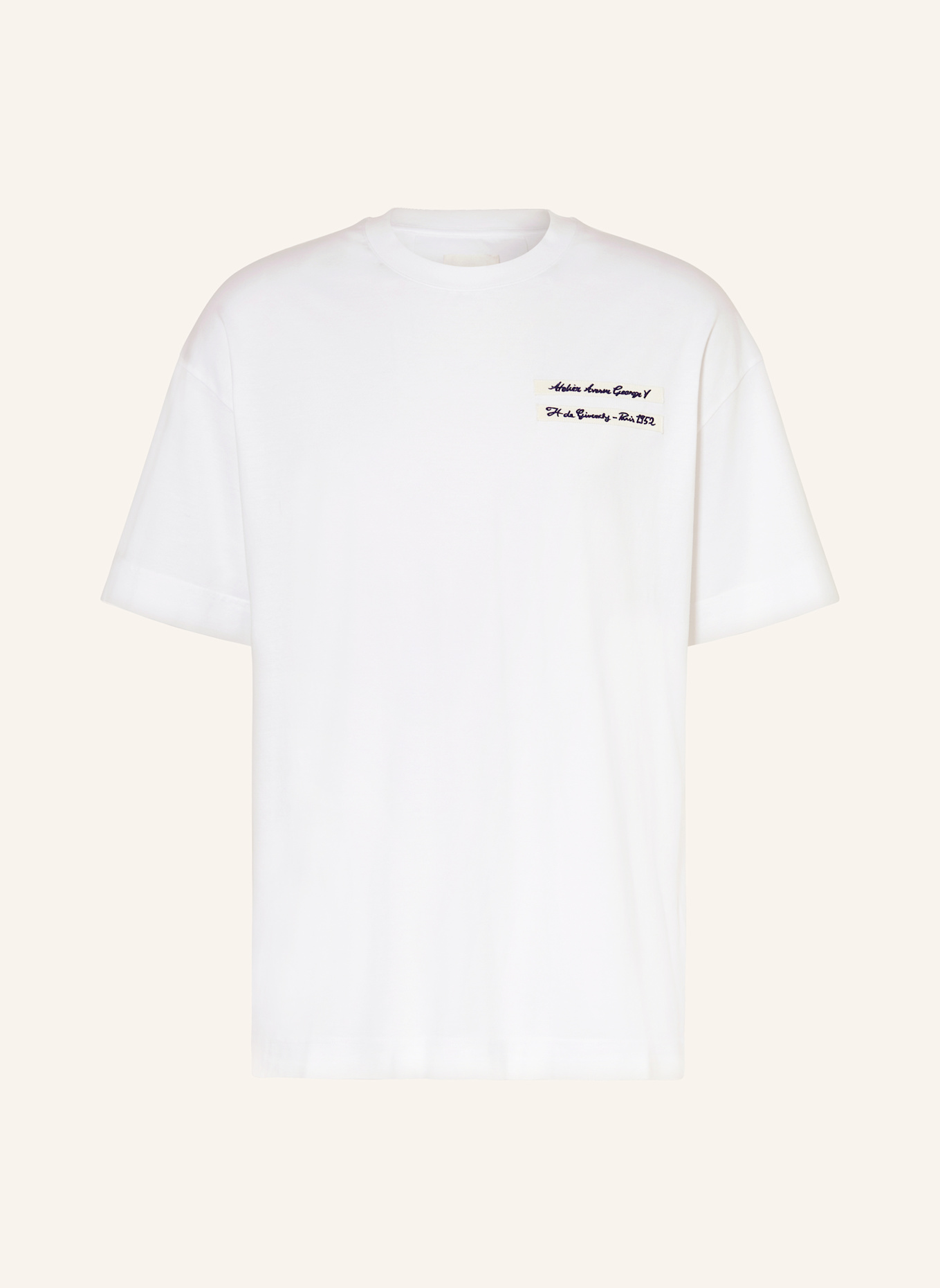 White givenchy t shirt mens sales