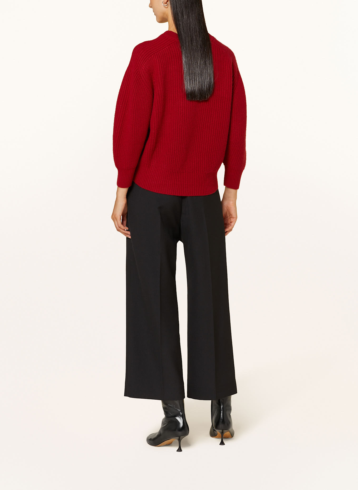 LOULOU DE SAISON Cashmere sweater MARCELA: DARK RED