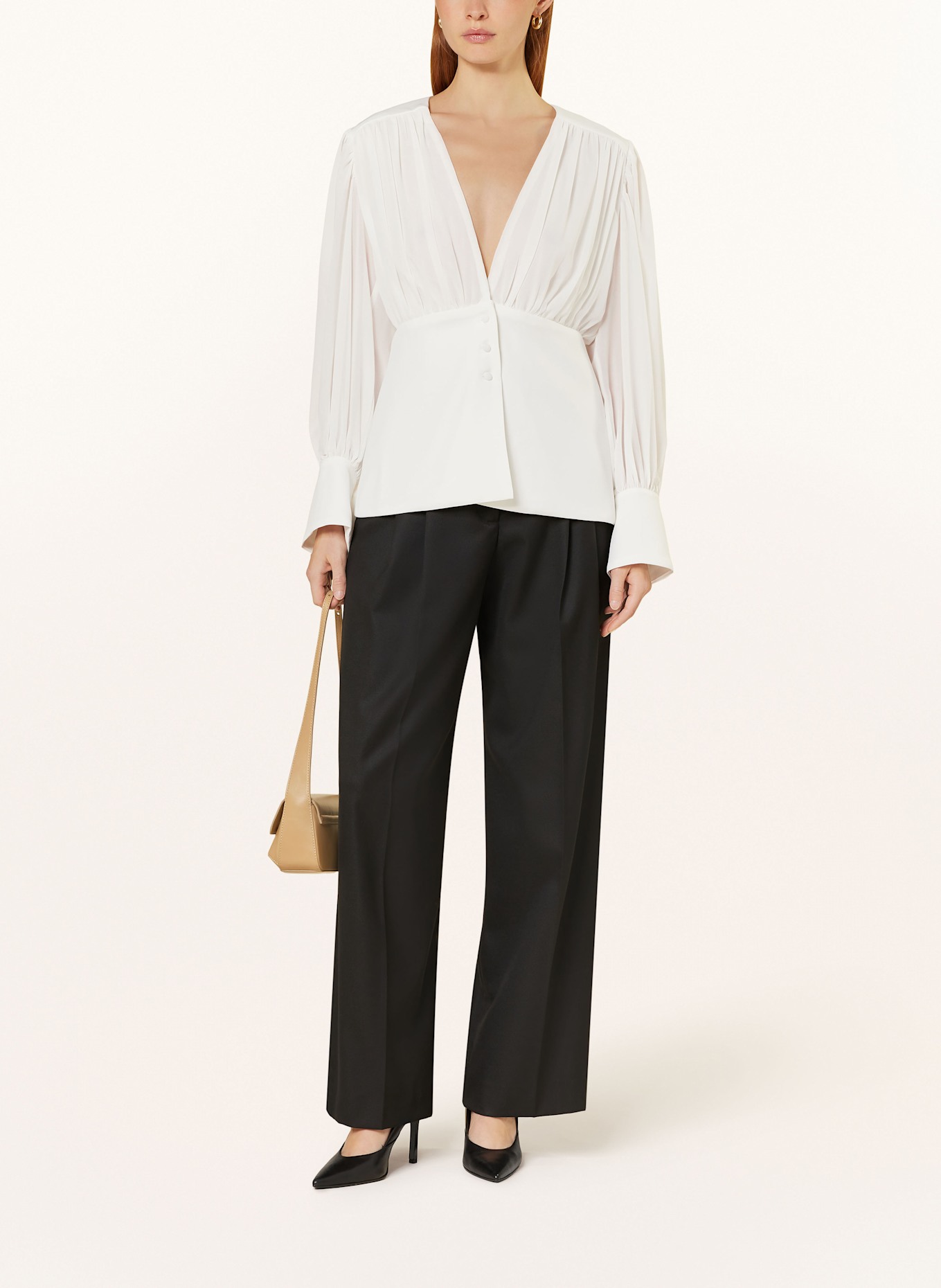 MALINA Bluse WILHELMINA: WEISS