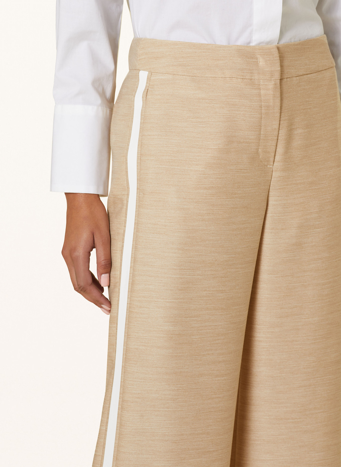 Hose beige mit galonstreifen Clearance
