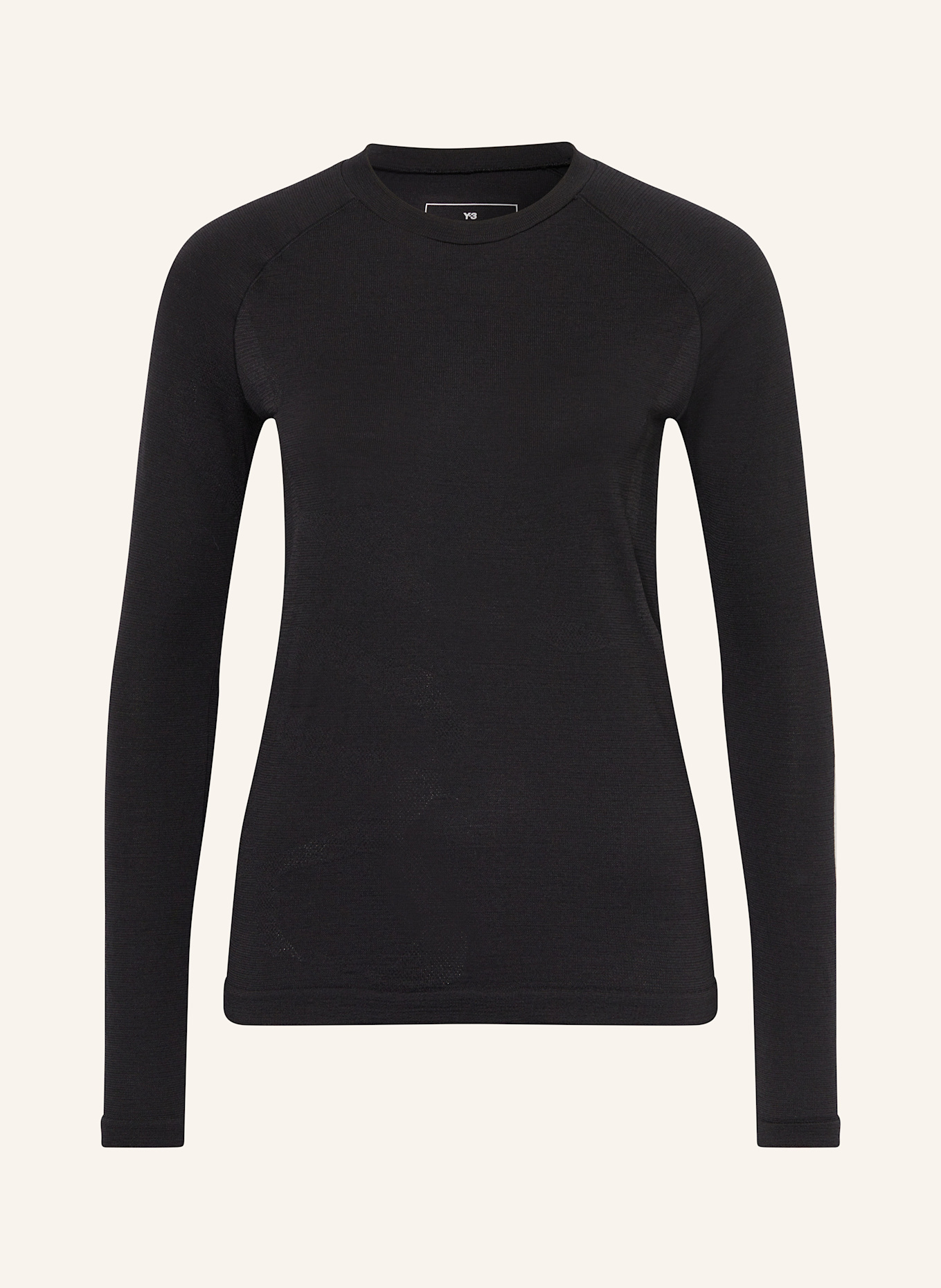 Y 3 Laufshirt RUN KNIT in schwarz