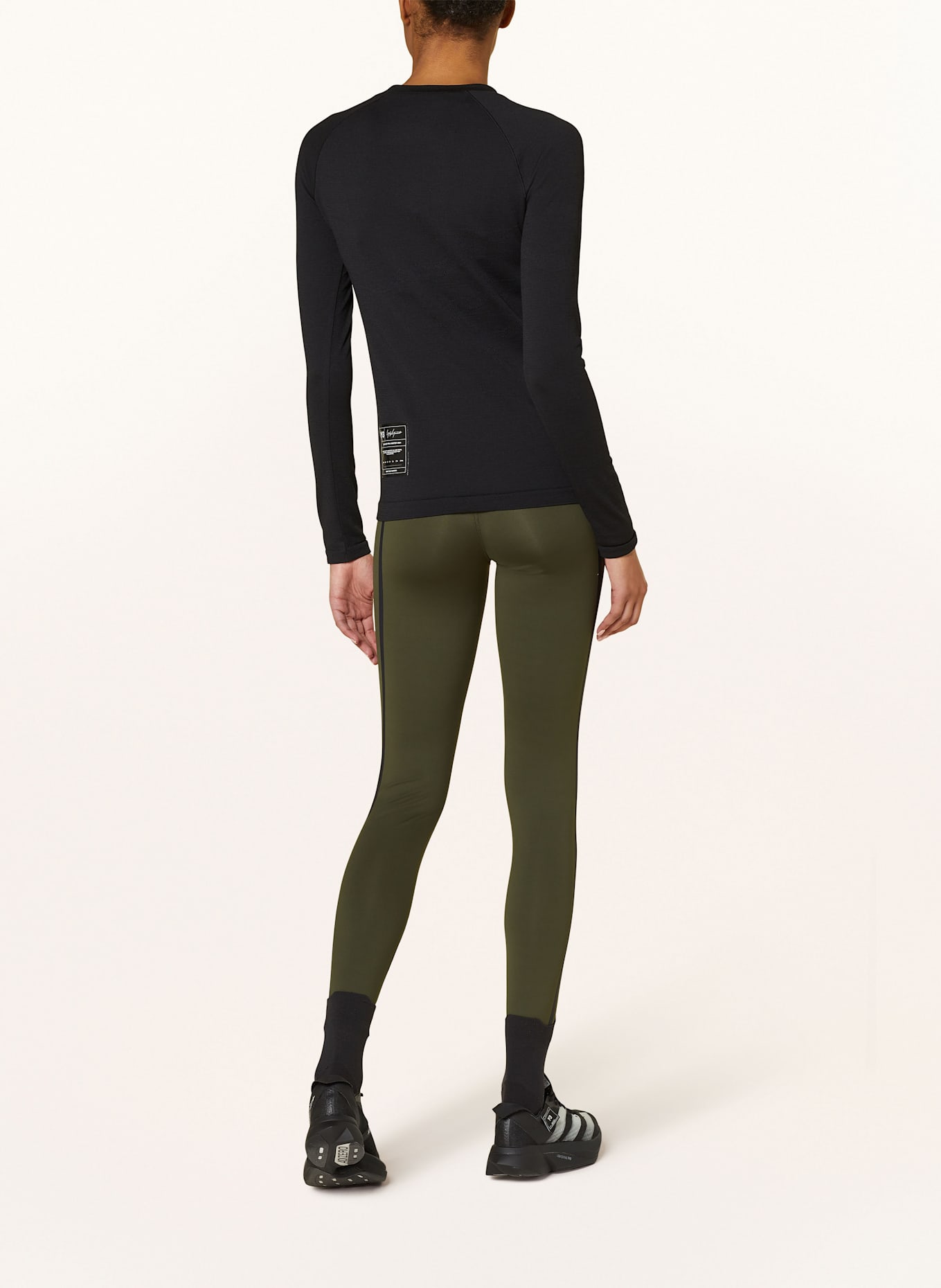 Y-3 Running shirt RUN KNIT: BLACK