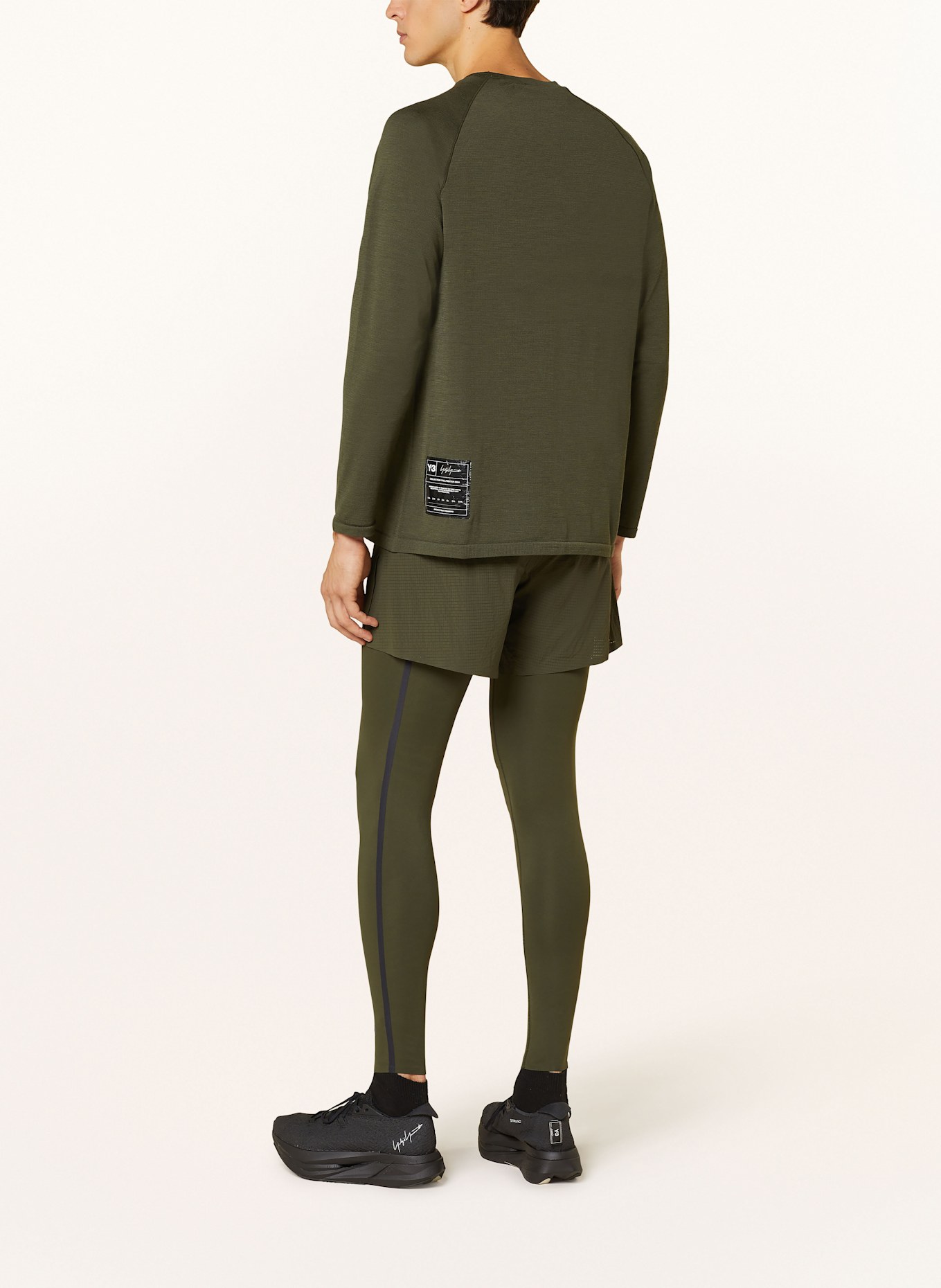 Y-3 Running shirt RUN: DARK GREEN