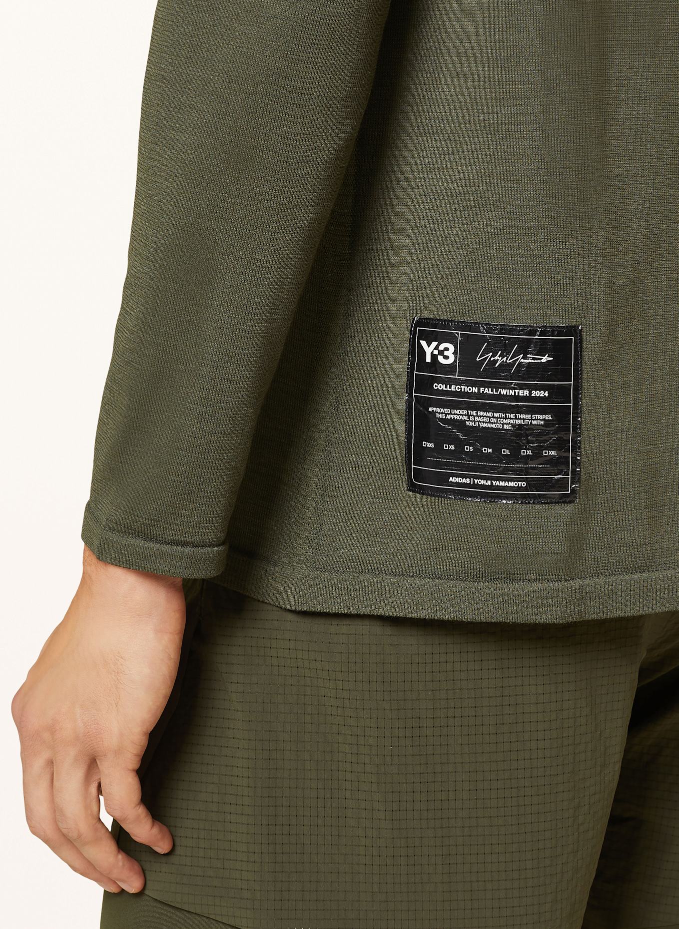 Y-3 Running shirt RUN: DARK GREEN