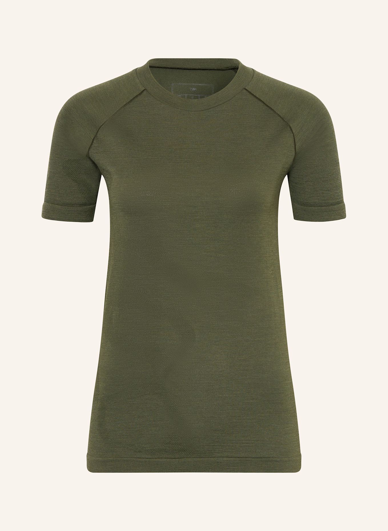 Y-3 Laufshirt RUNNING FITTED: DUNKELGRÜN