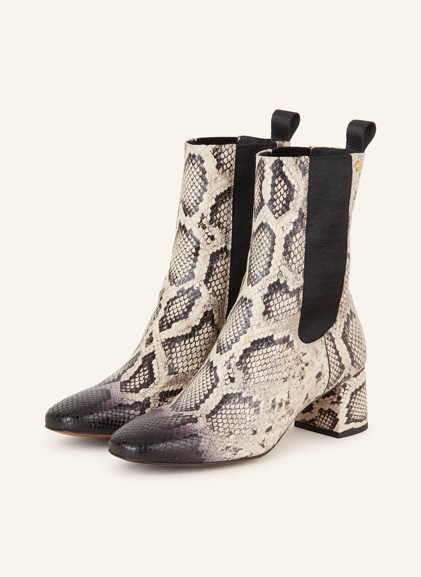 MAGNANNI Stiefeletten in beige/ schwarz