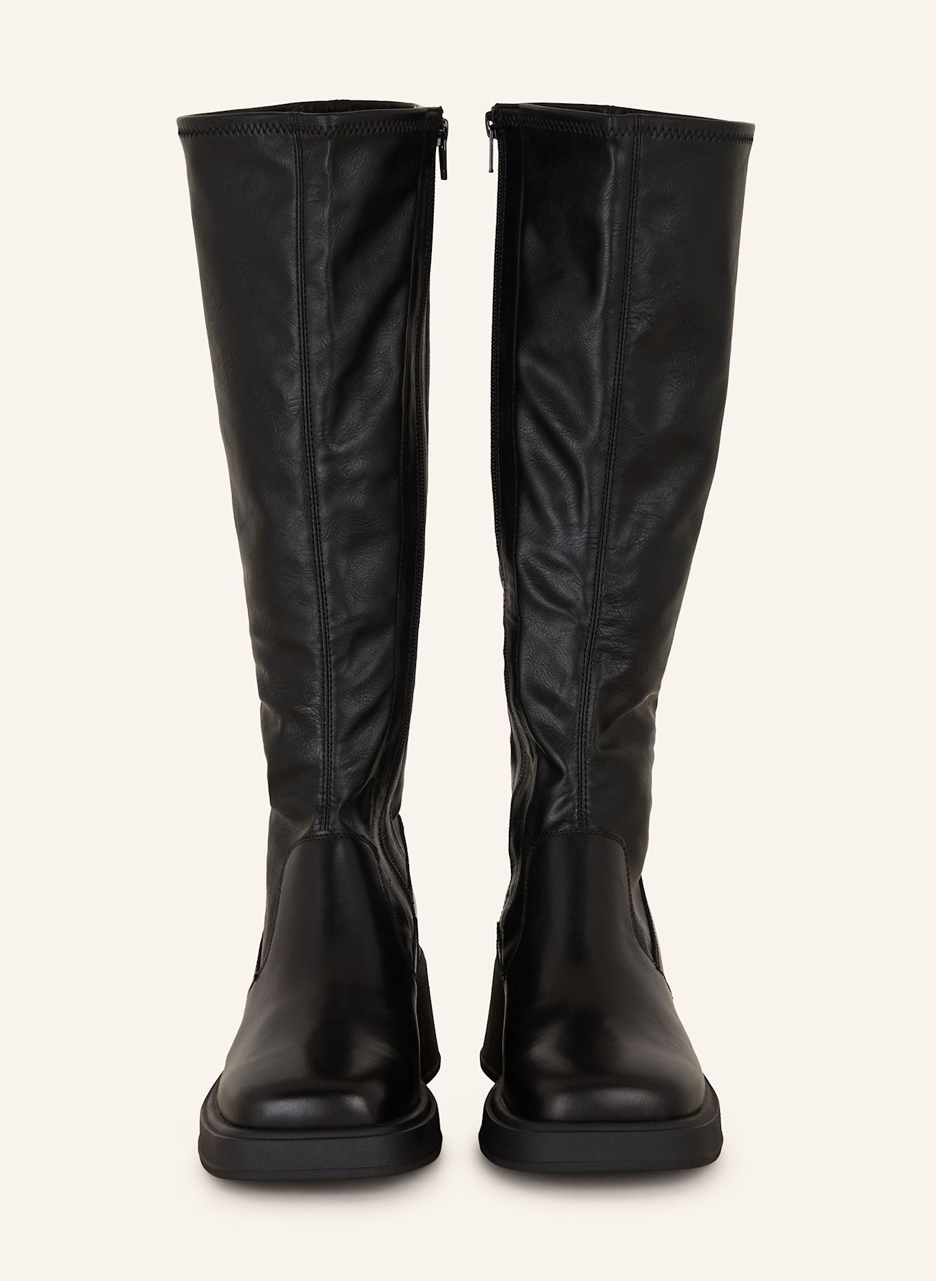Vagabond diane high boots black leather cheap
