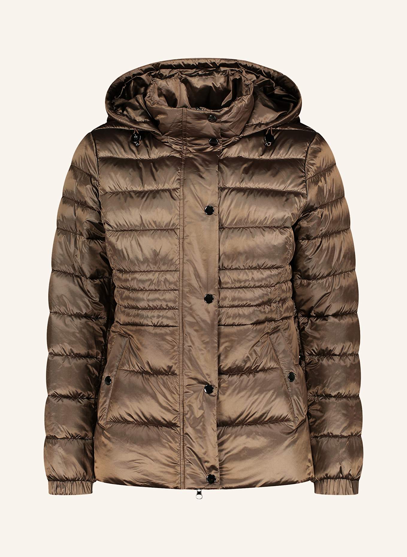 CARTOON Kurtka pikowana z odpinanym kapturem: BRĄZOWY