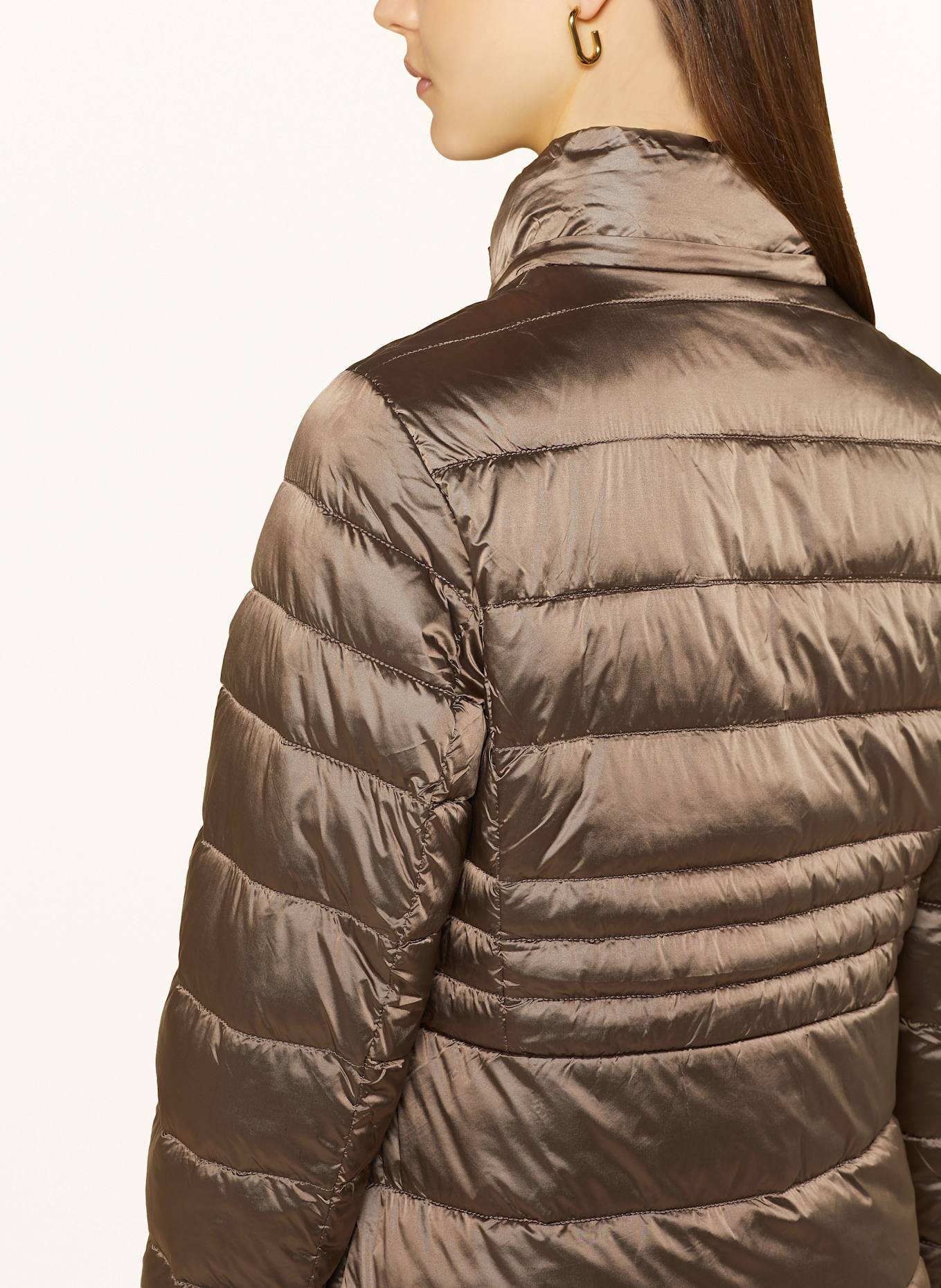 CARTOON Kurtka pikowana z odpinanym kapturem: BRĄZOWY