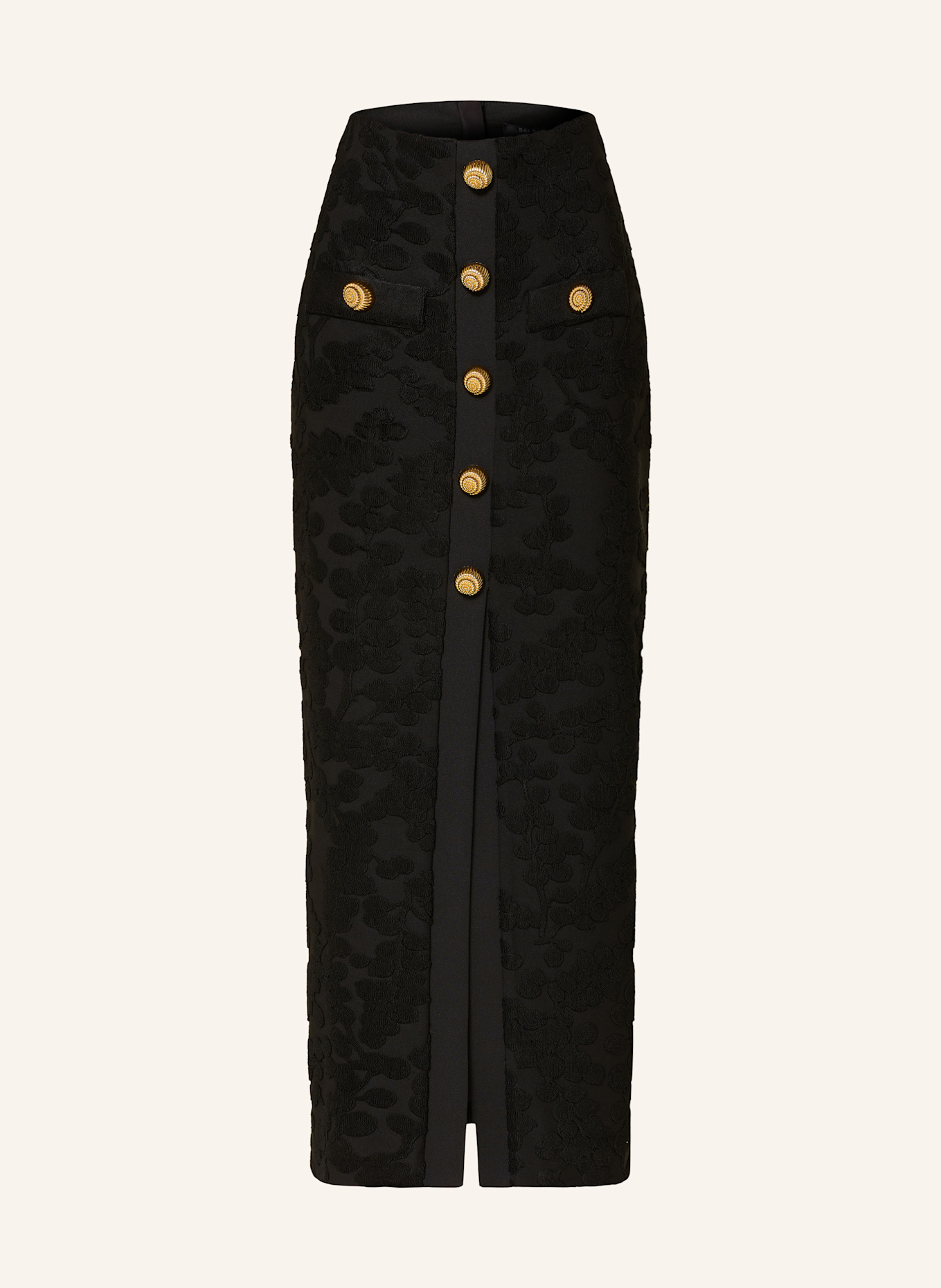 BALMAIN Skirt, Color: BLACK (Image 1)