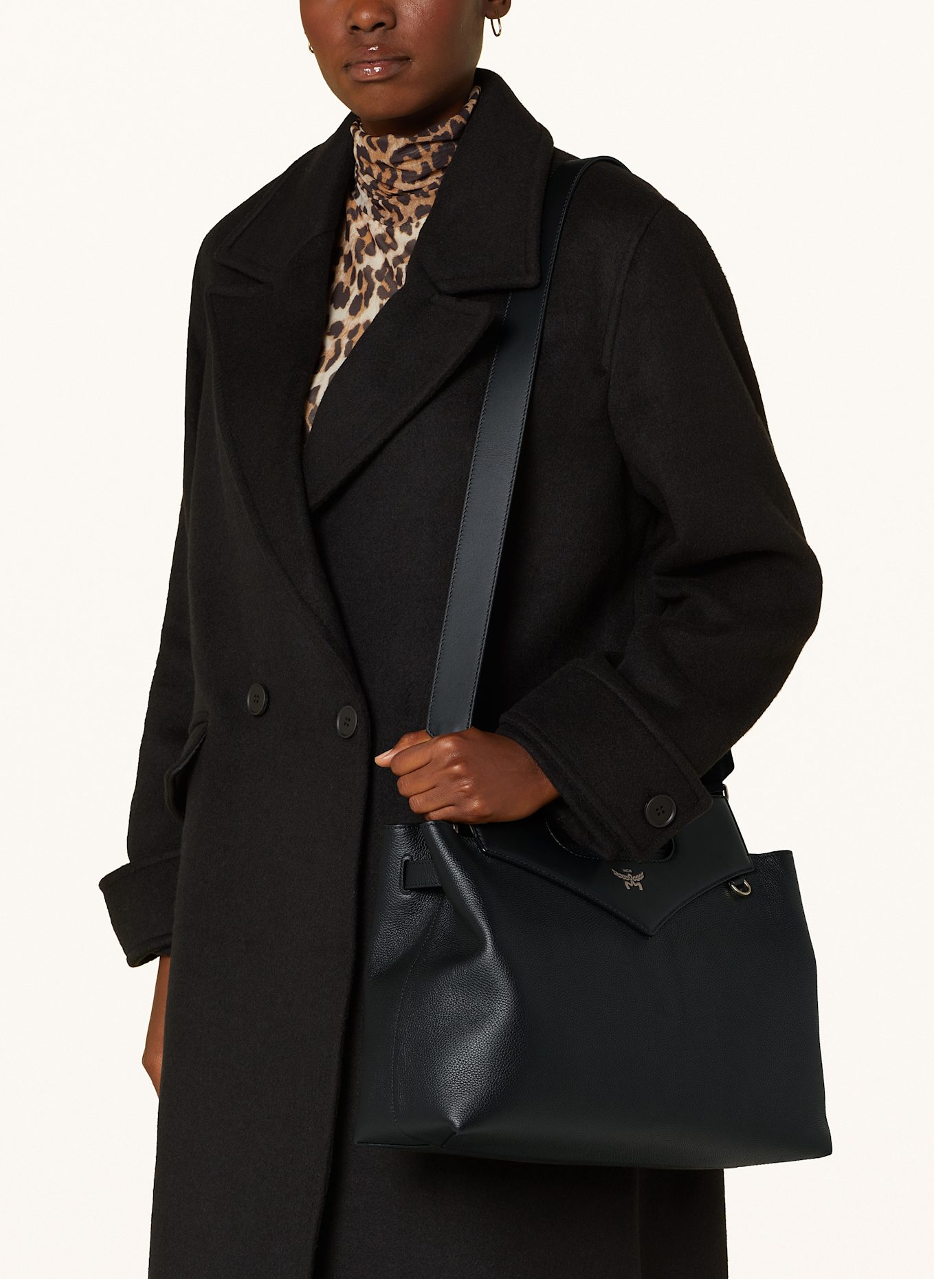 MCM Torebka SOFT DIAMOND LARGE: BK BLACK