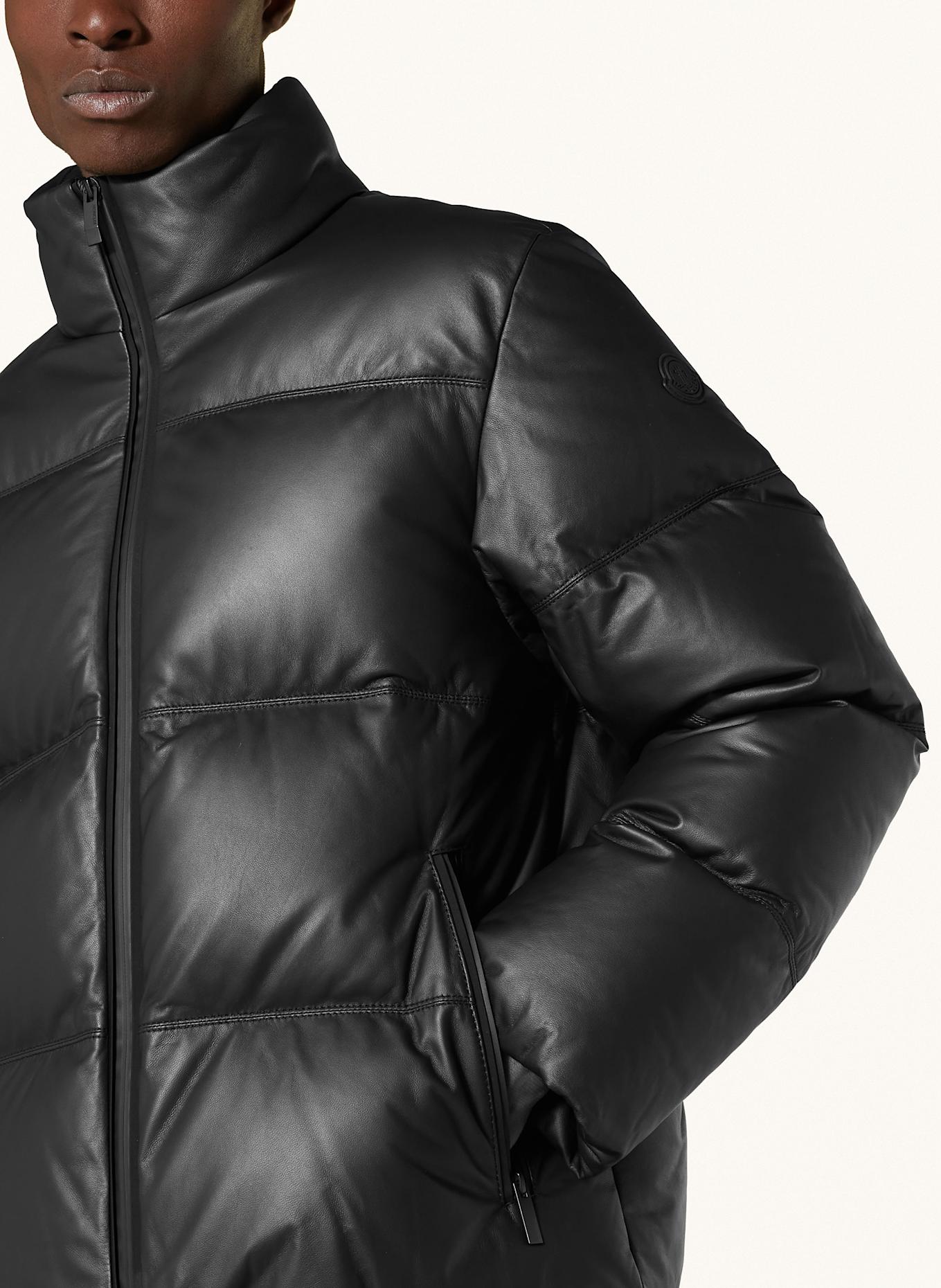 Moncler leather new arrivals