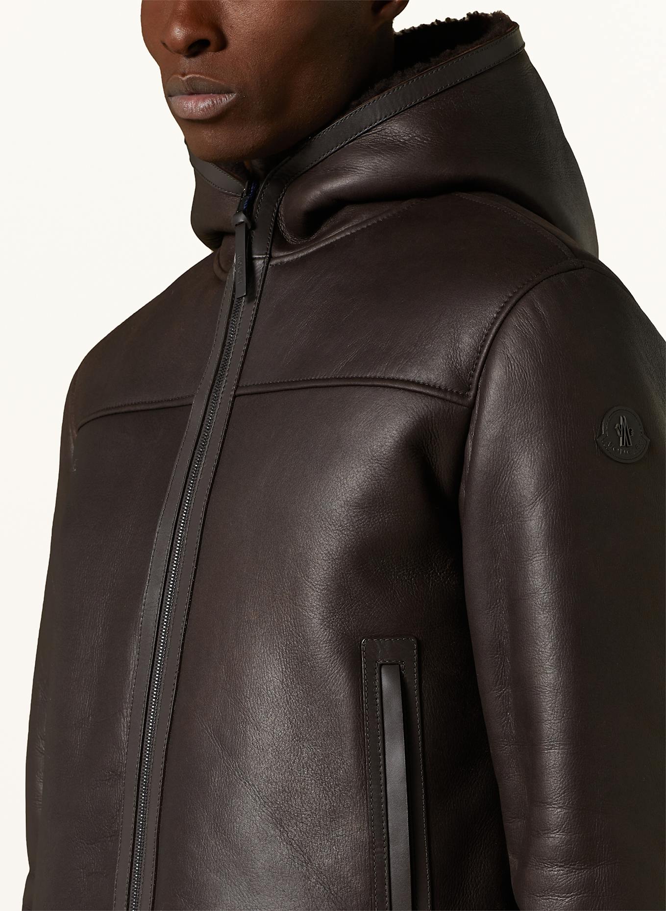 MONCLER Lederjacke CHARNASSERE