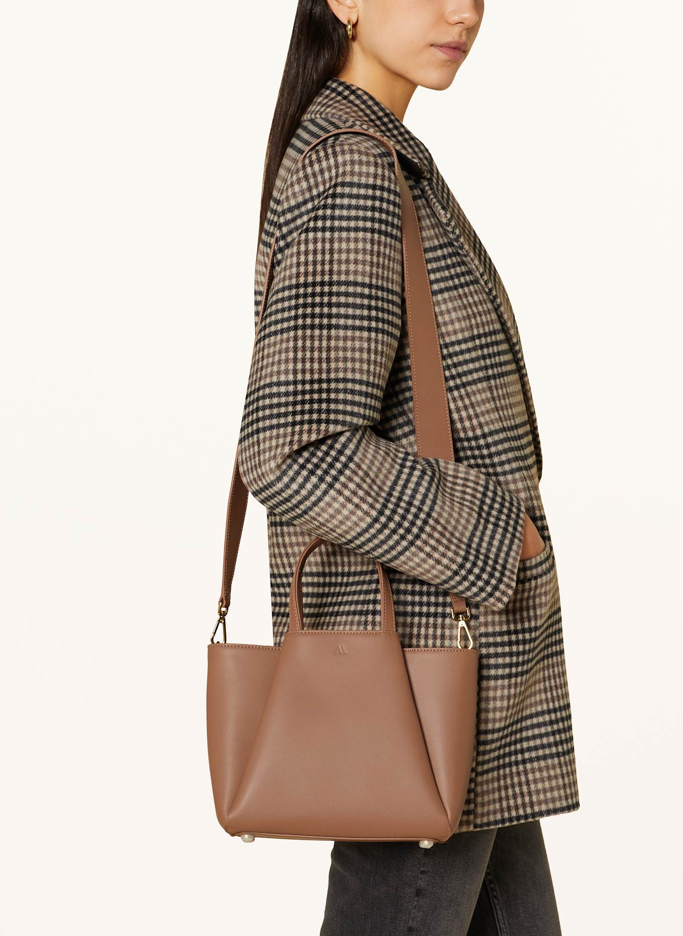 KAAI Handtasche PYRAMID MINI: TAUPE