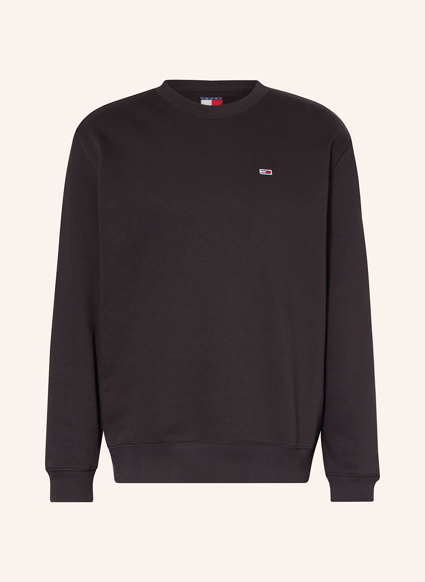 TOMMY JEANS Sweatshirt: SCHWARZ