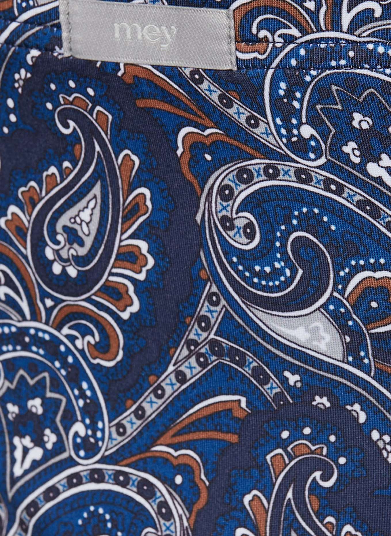 mey Brief series HIGH PAISLEY: DARK BLUE / LIGHT GRAY