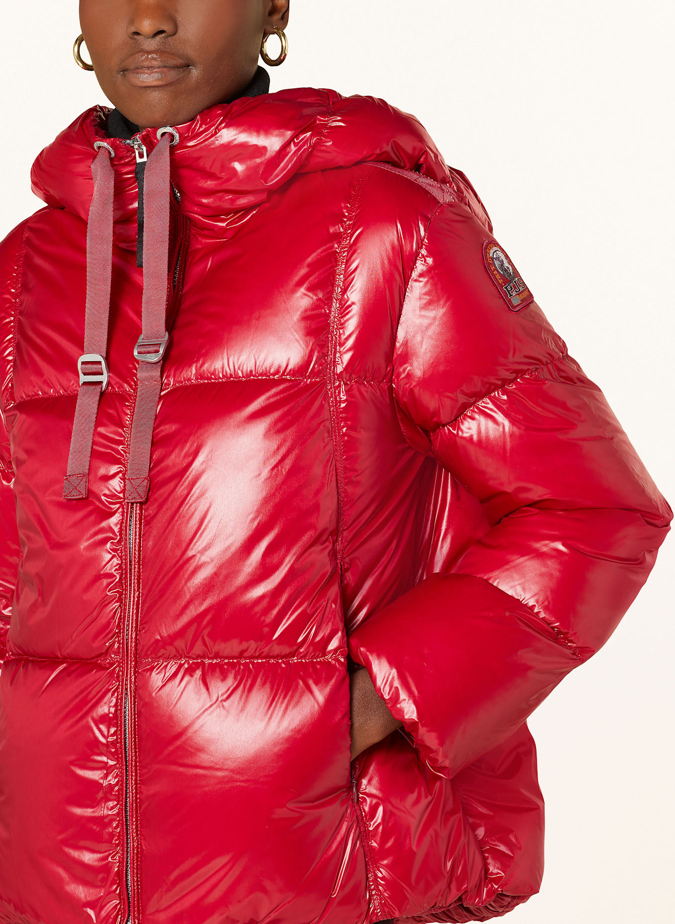 PARAJUMPERS WATER FLOWER down jacket in red