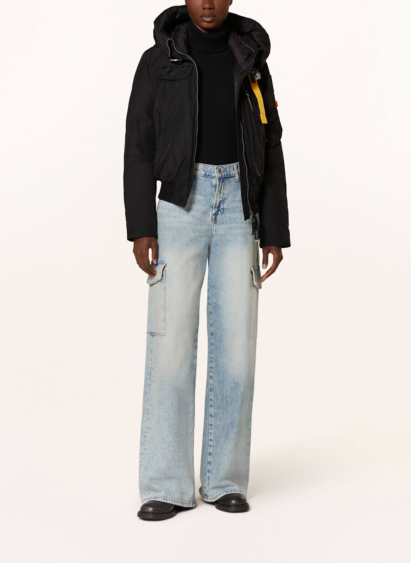 PARAJUMPERS Kurtka puchowa GOBI: CZARNY