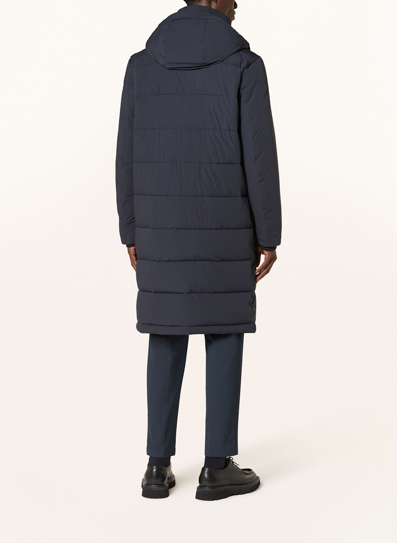 STRELLSON Steppmantel CRASHER FUSED: DUNKELBLAU