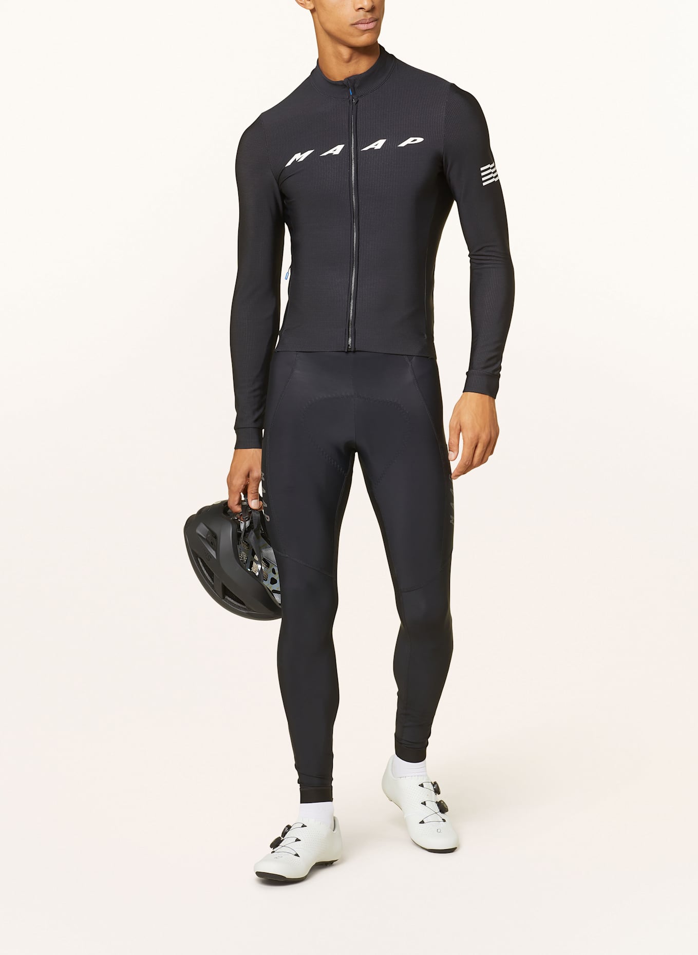 MAAP Radtrikot EVADE THERMAL LS 2.0: SCHWARZ