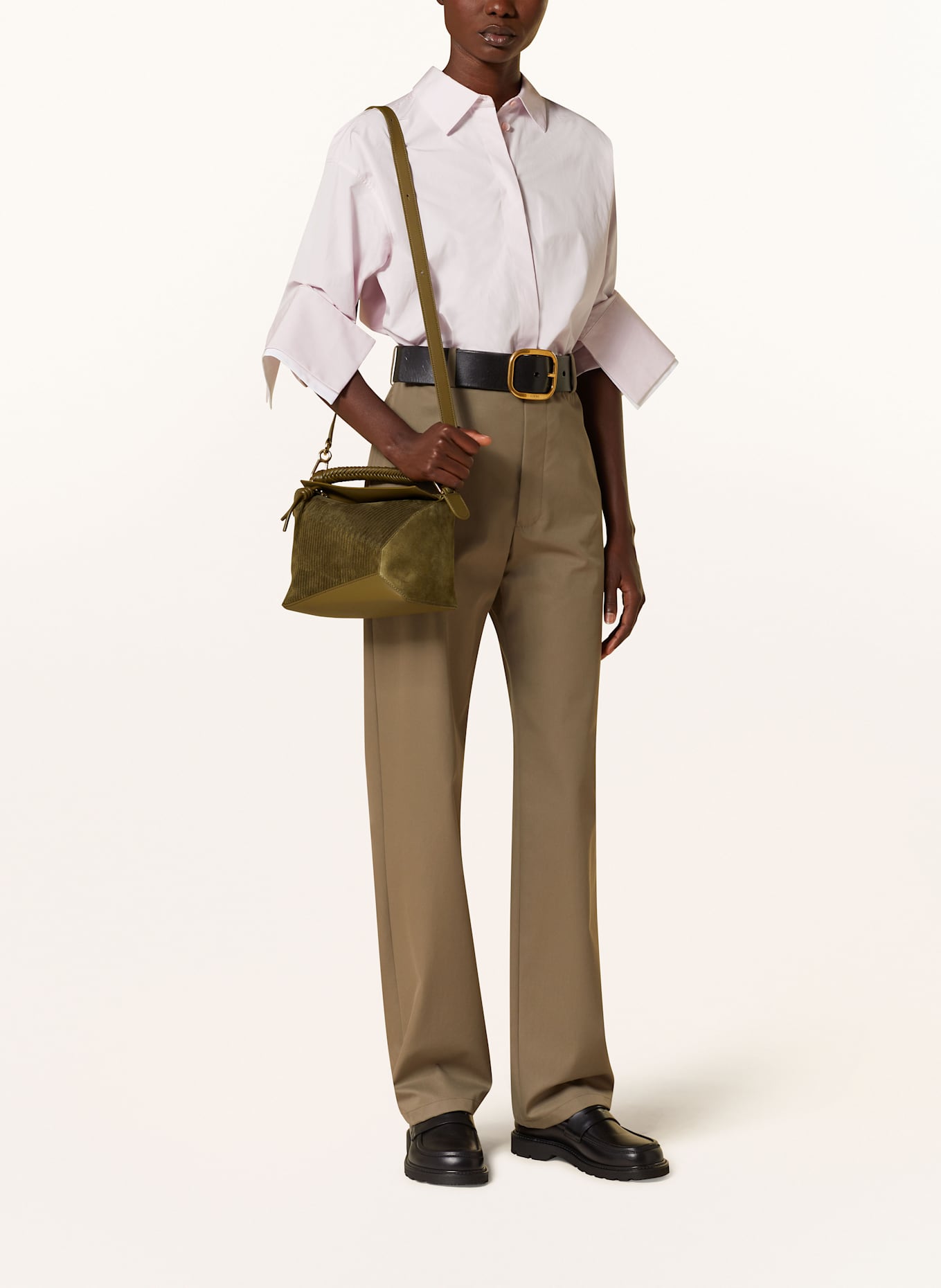 LOEWE Handbag PUZZLE SMALL: OLIVE