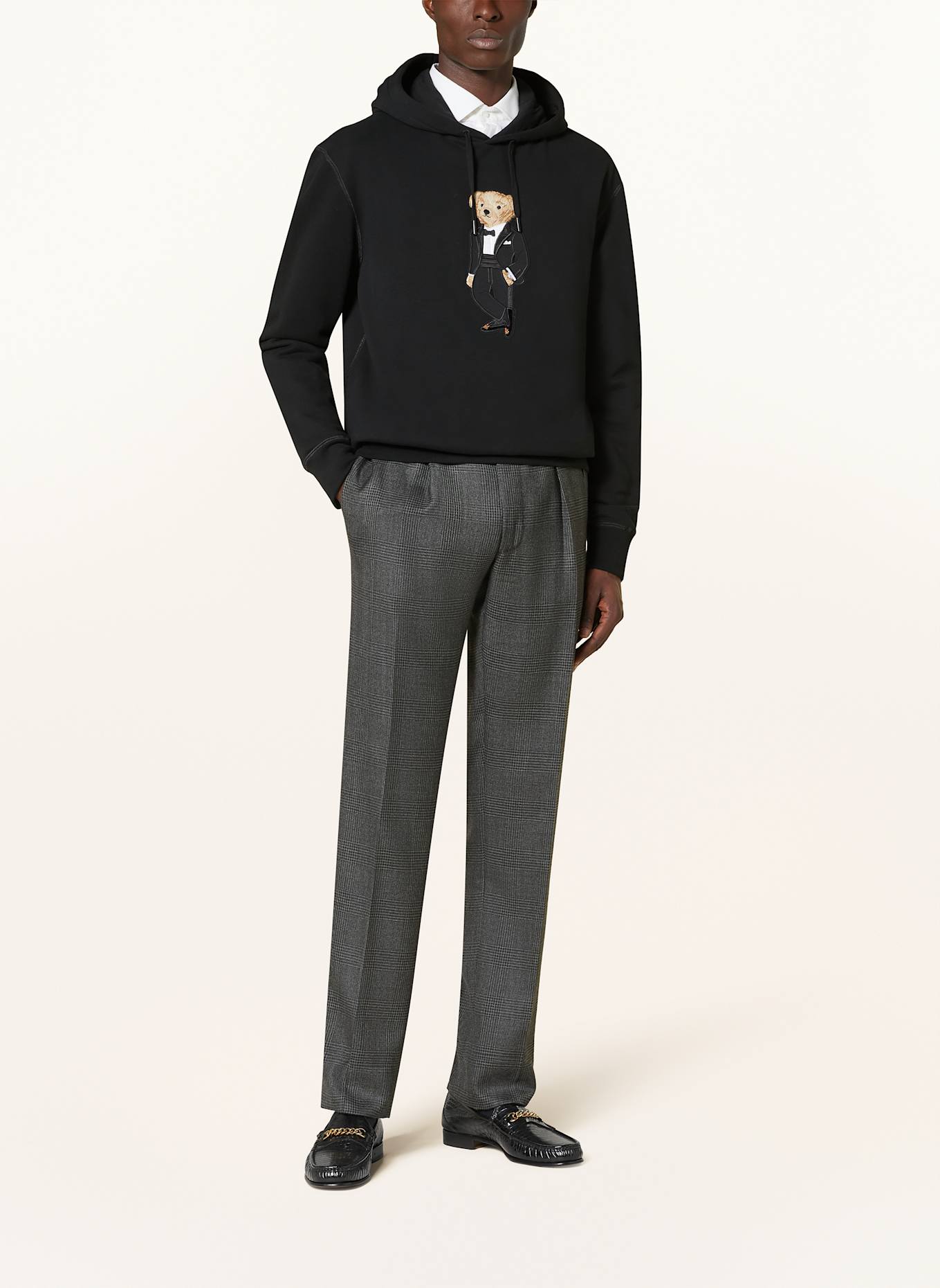RALPH LAUREN PURPLE LABEL Hoodie in black