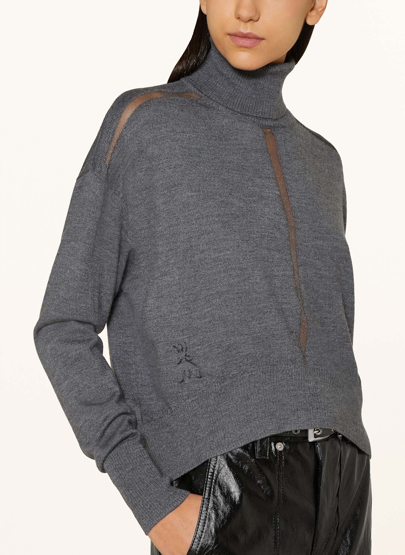 PATRIZIA PEPE Golf: SZARY