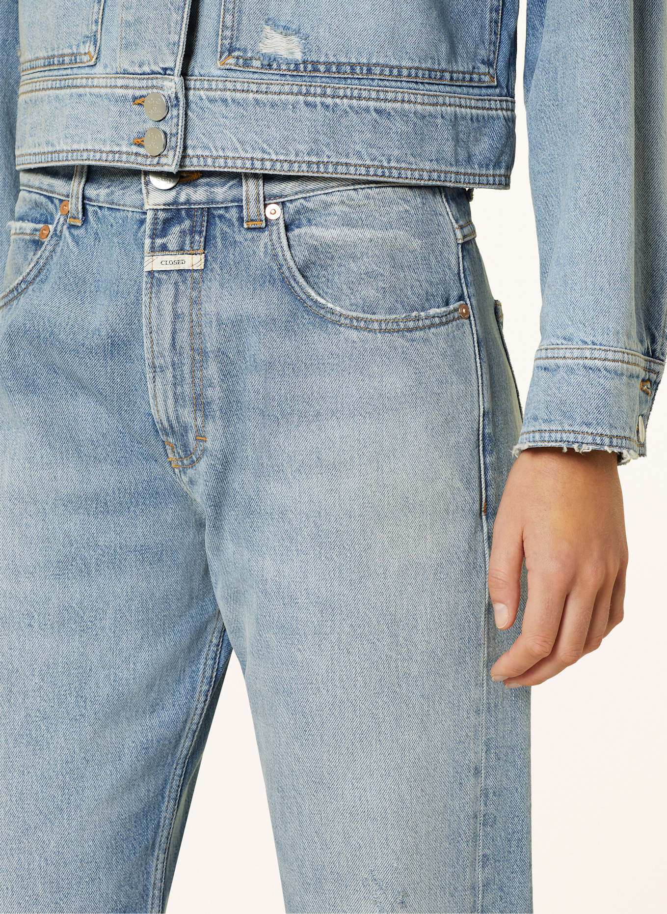 CLOSED Destroyed Jeans JONTA: MBL MID BLUE