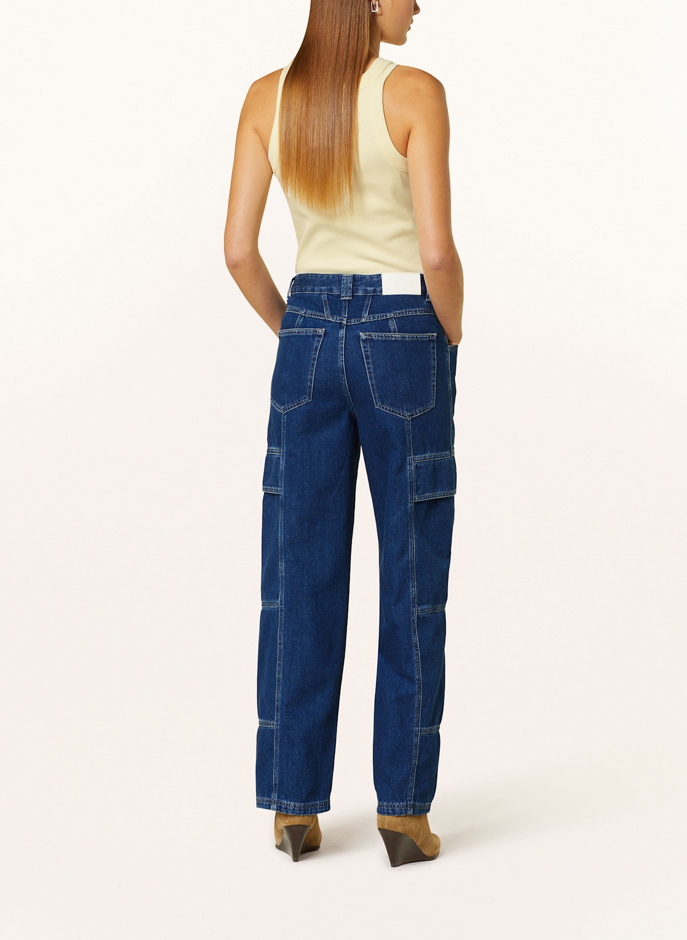 CLOSED Straight Jeans CALI-X: MBL MID BLUE