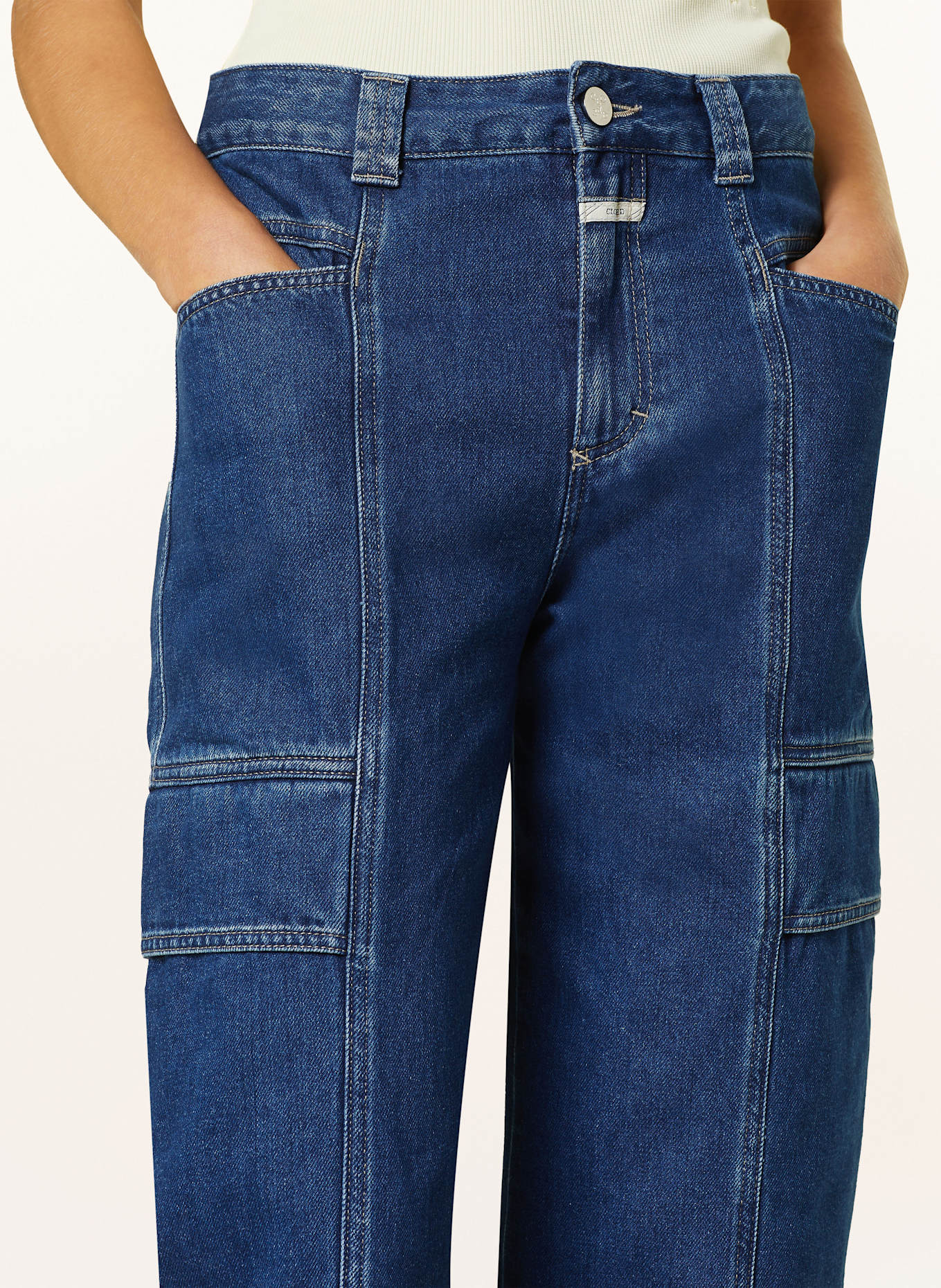 CLOSED Straight Jeans CALI-X: MBL MID BLUE