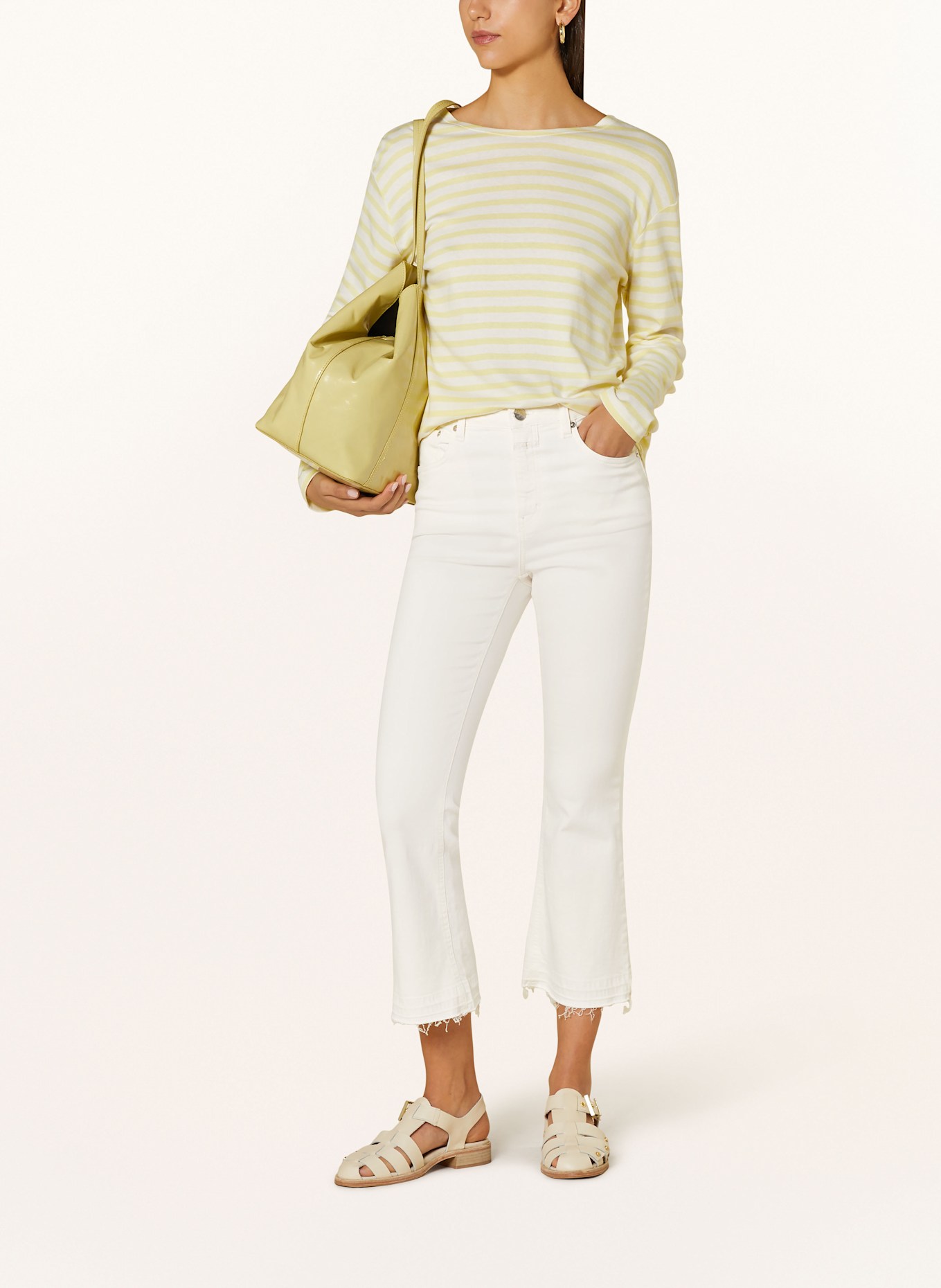 CLOSED Bootcut Jeans HI-SUN: ECRU