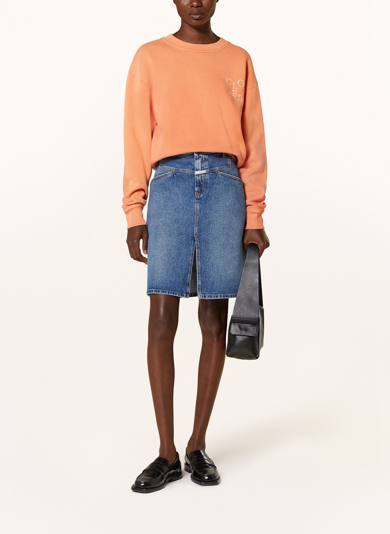 CLOSED Sweatshirt: ORANGE